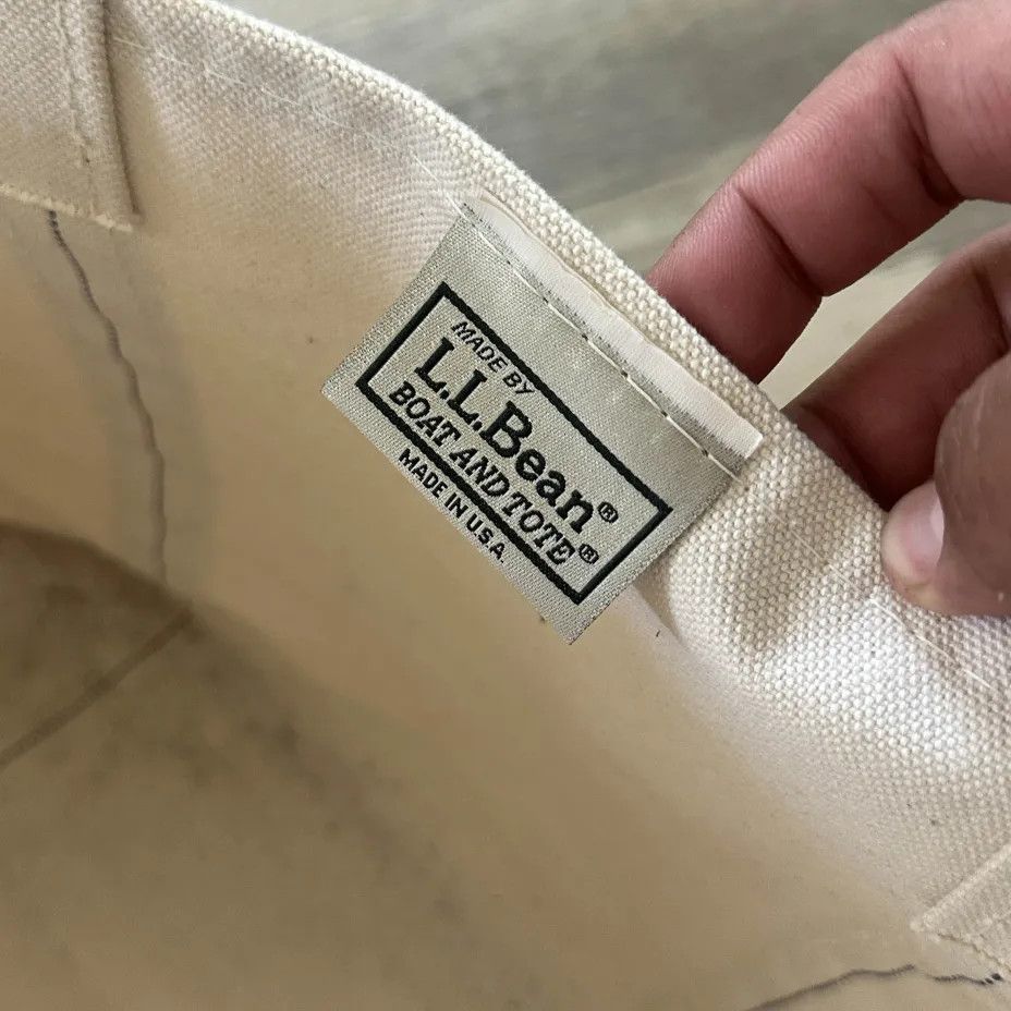 L.L. Bean Vintage L.L. Bean Boat And Tote Red Canvas Tote Bag Size ONE SIZE - 4 Thumbnail
