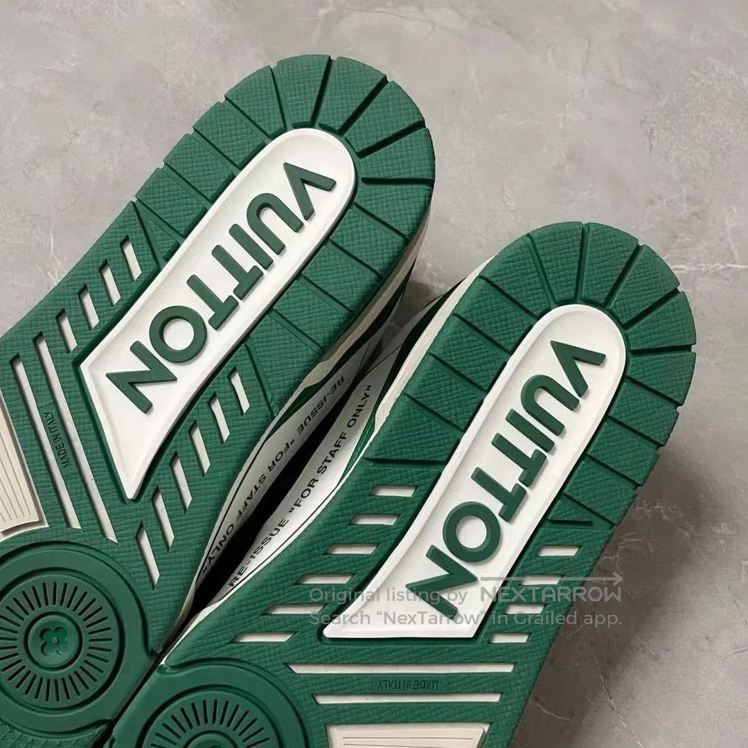 Louis Vuitton Louis Vuitton White Green Trainer Limited. Size US 8.5 / EU 41-42 - 8 Thumbnail