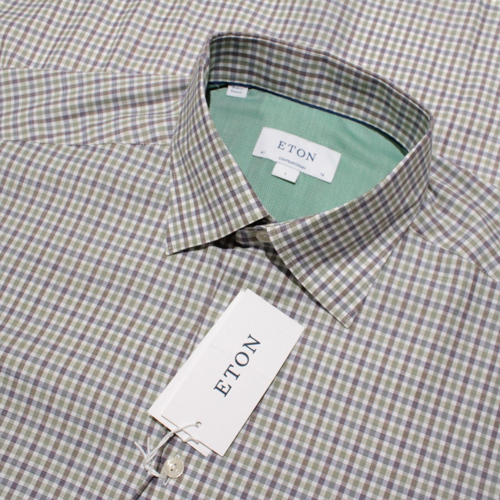 Eton Eton New with tags Shirt Size L US In Green Size US L / EU 52-54 / 3 - 1 Thumbnail