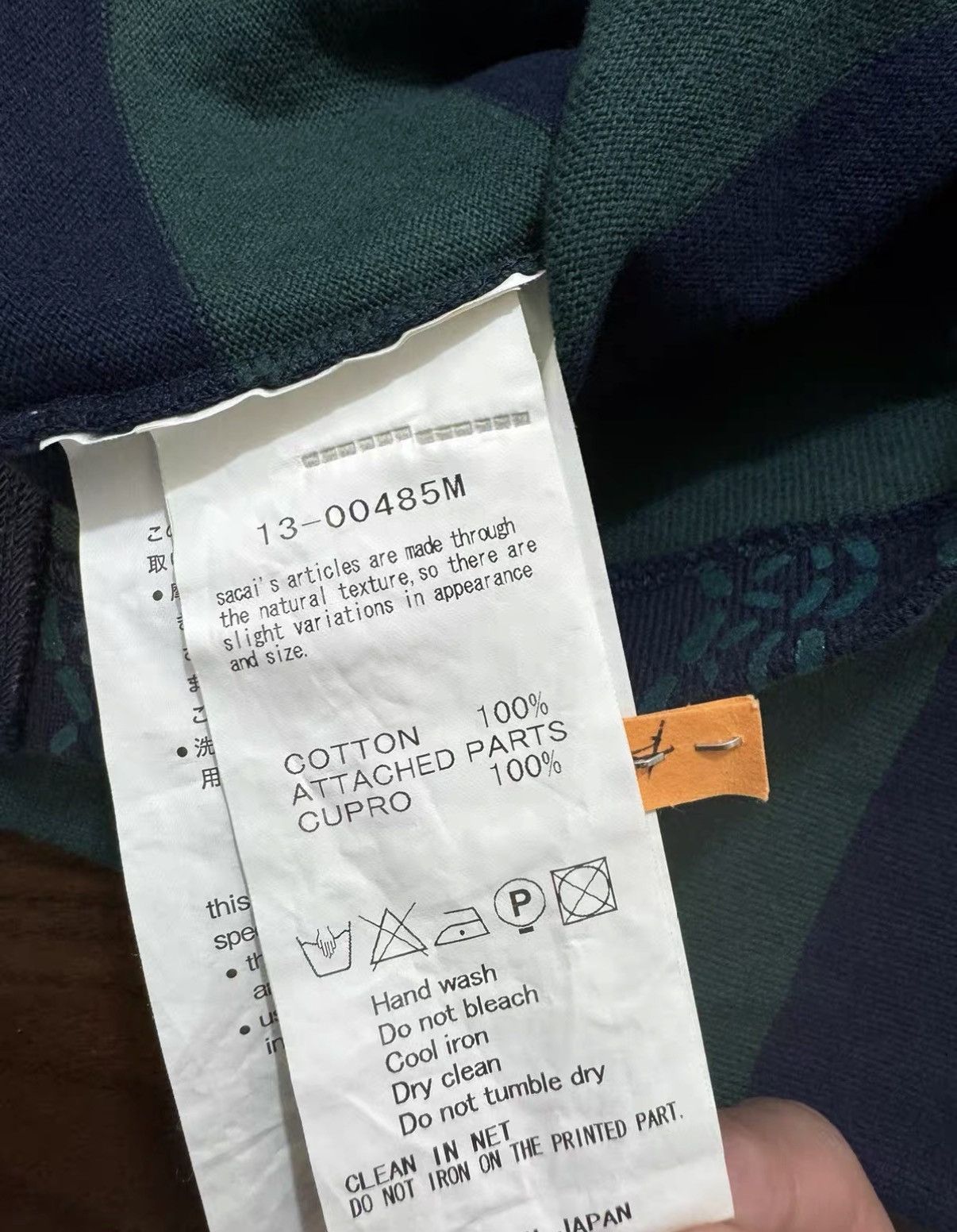 Sacai Sacai Long Sleeve Tee J34 Size US XS / EU 42 / 0 - 5 Thumbnail