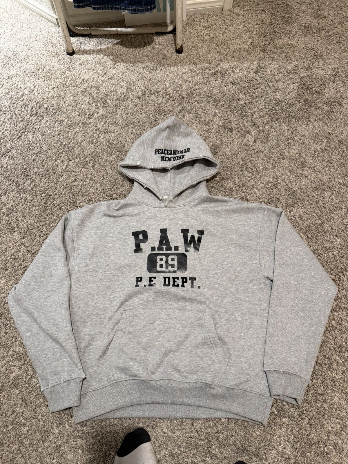 Other peace and war distressed atheltics hoodie Size US M / EU 48-50 / 2 - 1 Thumbnail