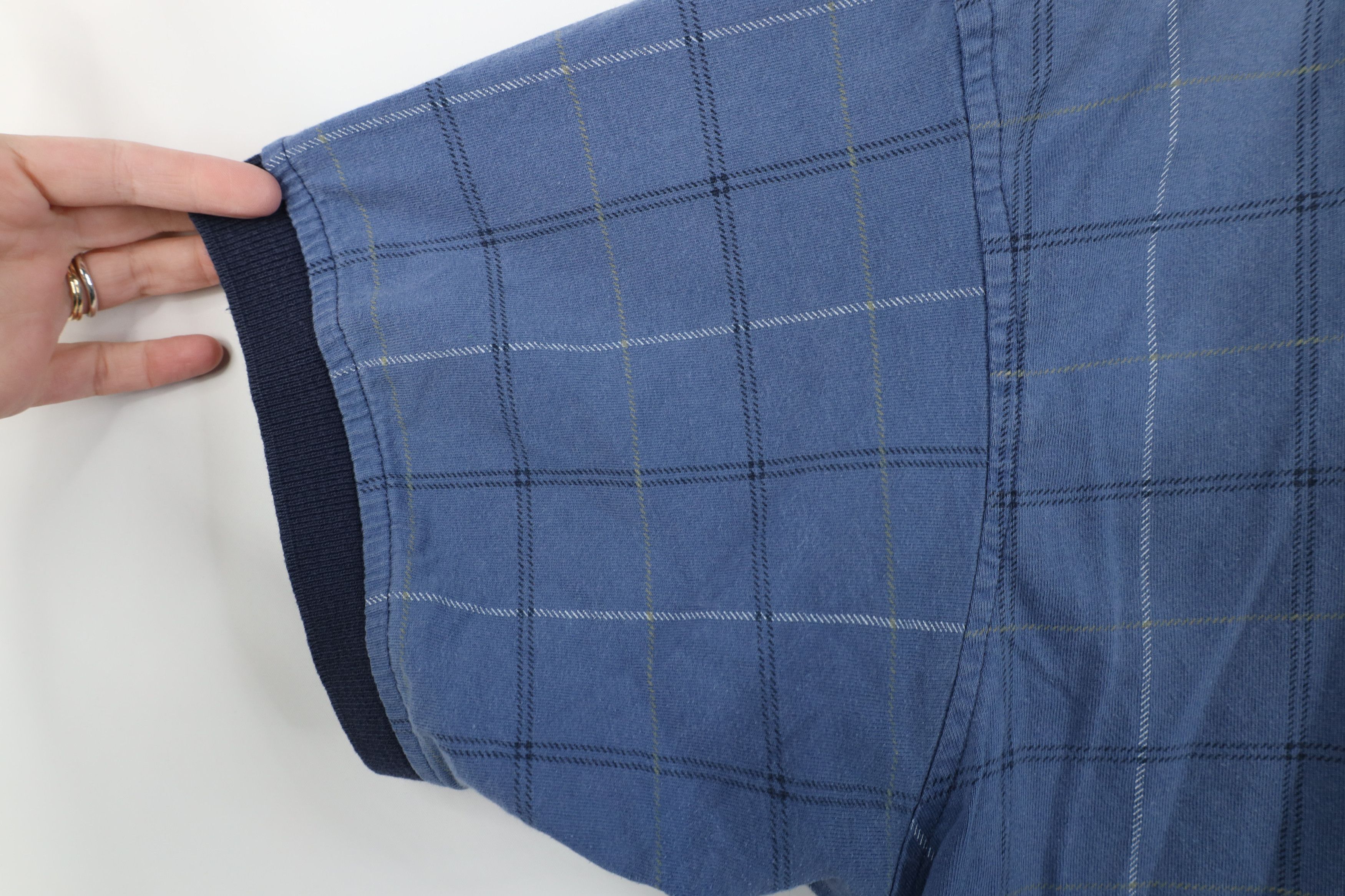 Vintage Vintage 90s Streetwear Short Sleeve Collared Golf Polo Plaid Size US XXL / EU 58 / 5 - 8 Thumbnail