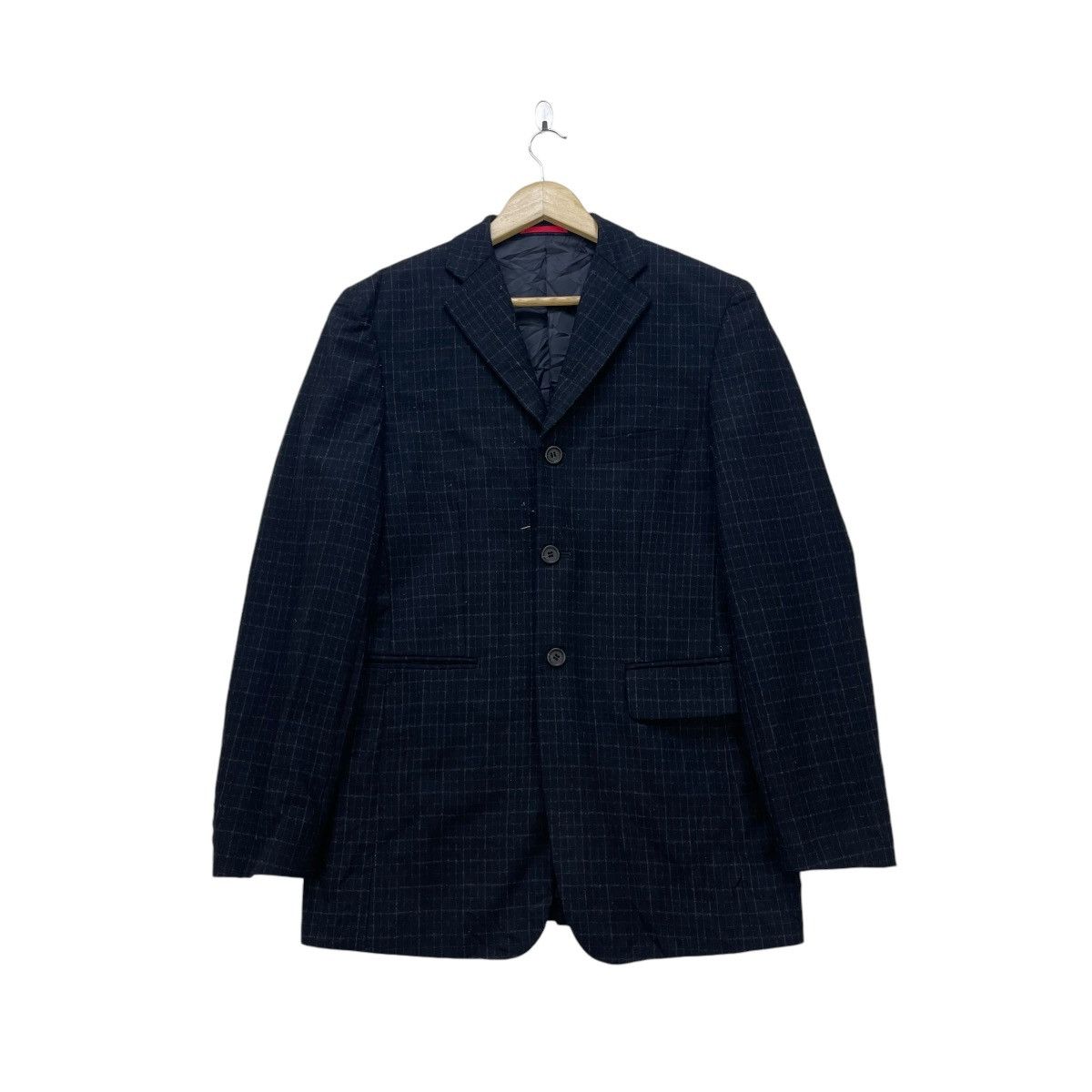 Issey Miyake 💥Japanese Brand PPFM Small Checked Jacket Size US M / EU 48-50 / 2 - 1 Thumbnail