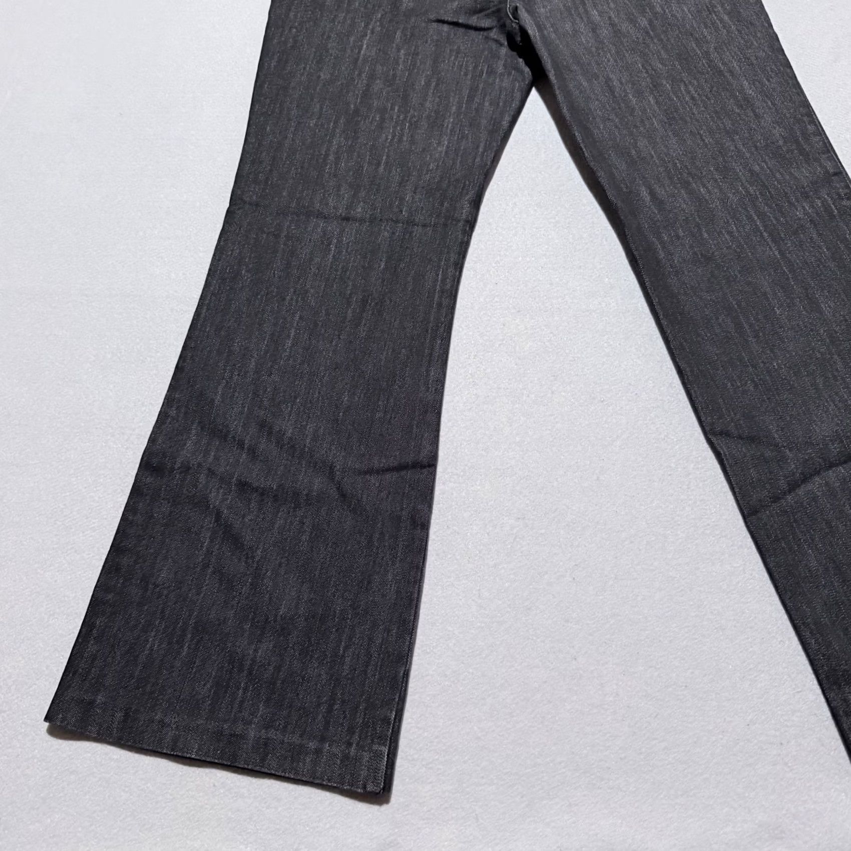 Vintage Chico’s Jeans Women Gray Stretch Wide-Leg Medium Size 26" / US 2 / IT 38 - 7 Thumbnail
