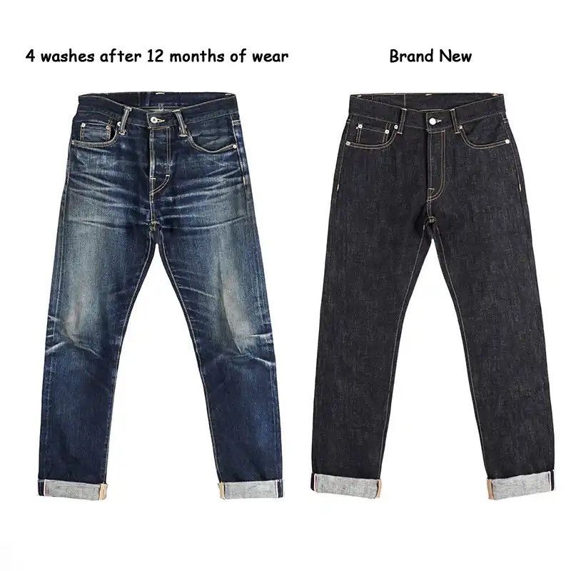 Japanese Brand × Vintage Red Tornado 16oz Slim Fit Jeans Size US 32 / EU 48 - 3 Thumbnail