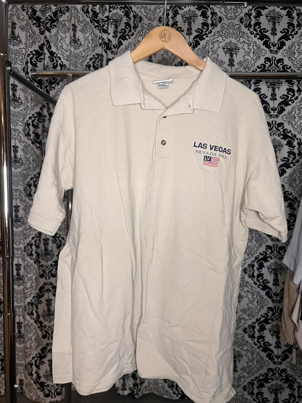 Anvil × Vintage Vintage Las Vegas Nevada Size Large 1980s/1990s Polo Shirt Size US L / EU 52-54 / 3 - 1 Thumbnail