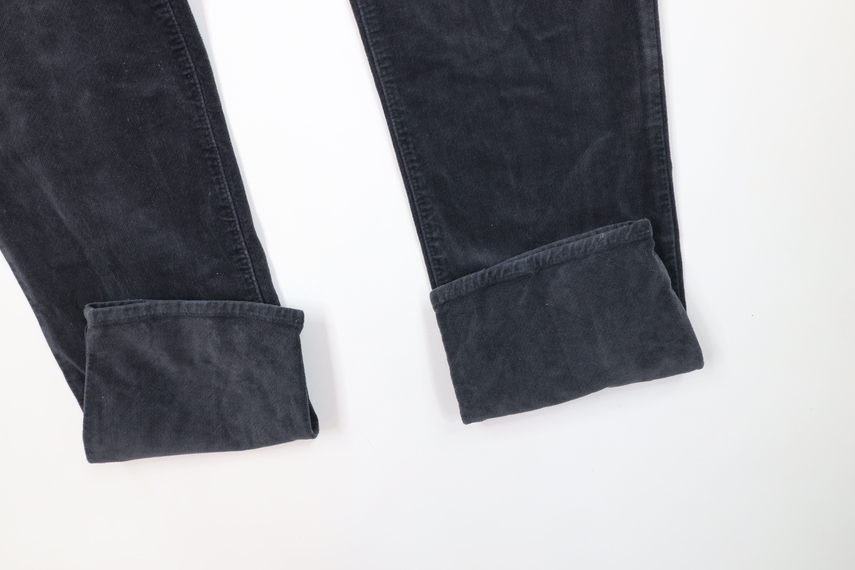 Armani Armani Jeans J35 Skinny Leg Velour Jeans Pants Steel Blue Size 32" / US 10 / IT 46 - 5 Thumbnail