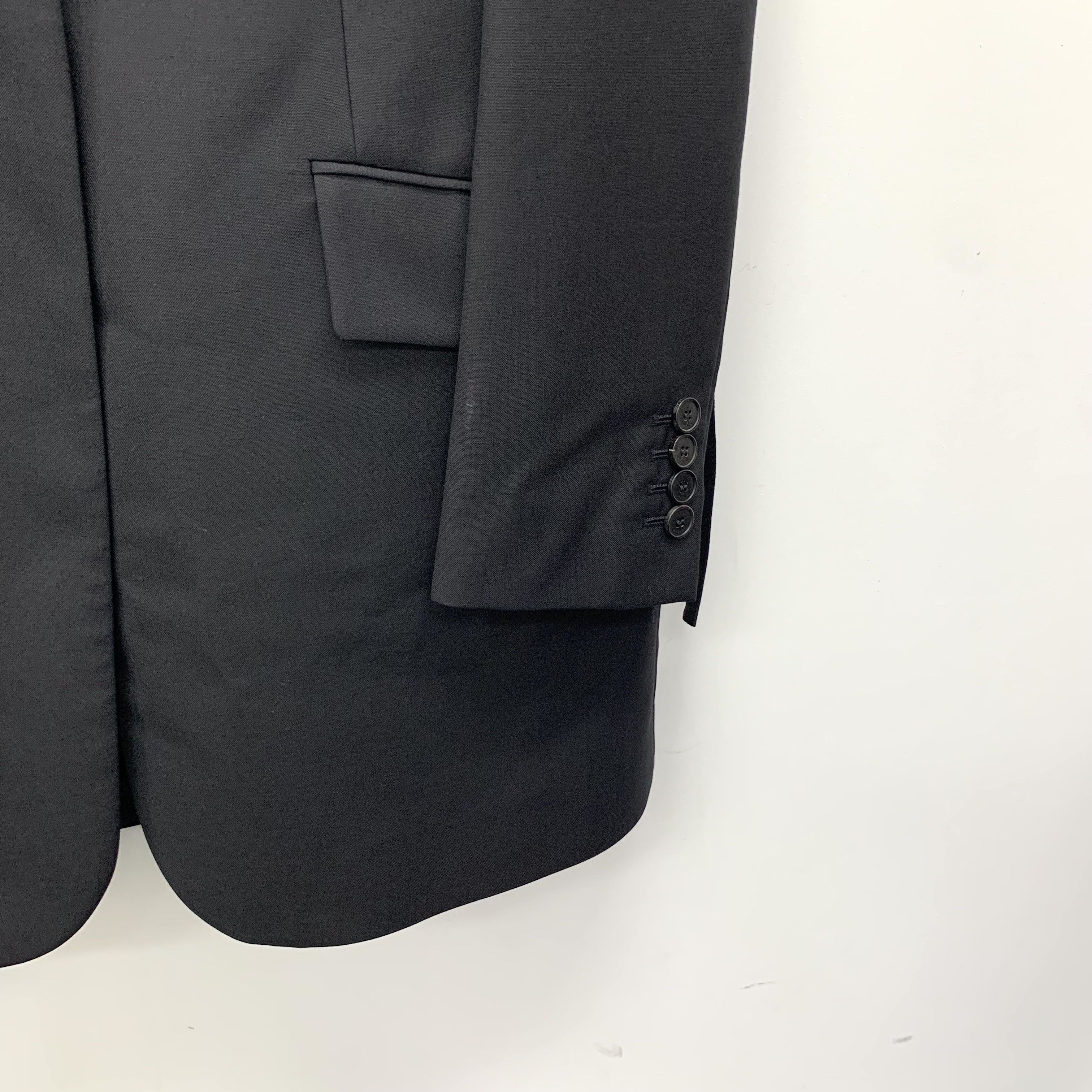 Givenchy Givenchy Blazer V-Neck Wool Black (Size XS) Size XS / US 0-2 / IT 36-38 - 6 Thumbnail