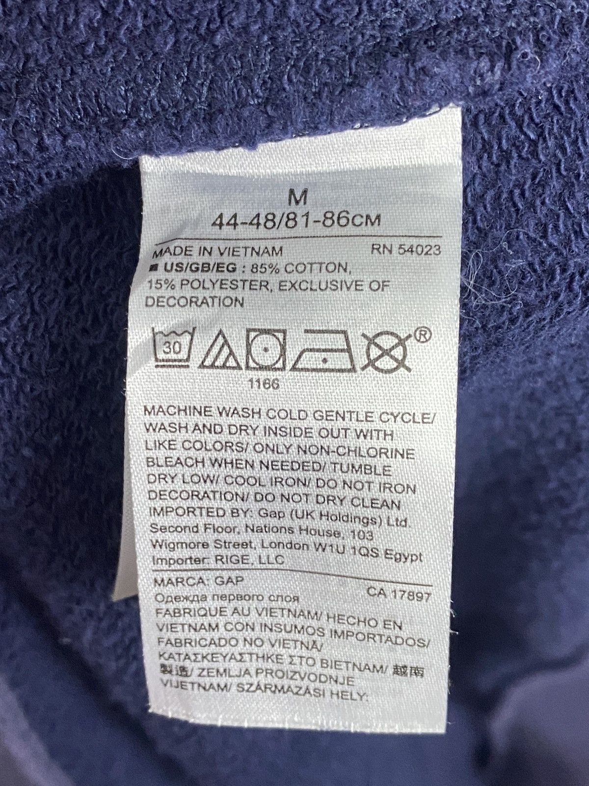 Gap × Vintage Vintage Gap hoodies big logo Size US M / EU 48-50 / 2 - 13 Thumbnail