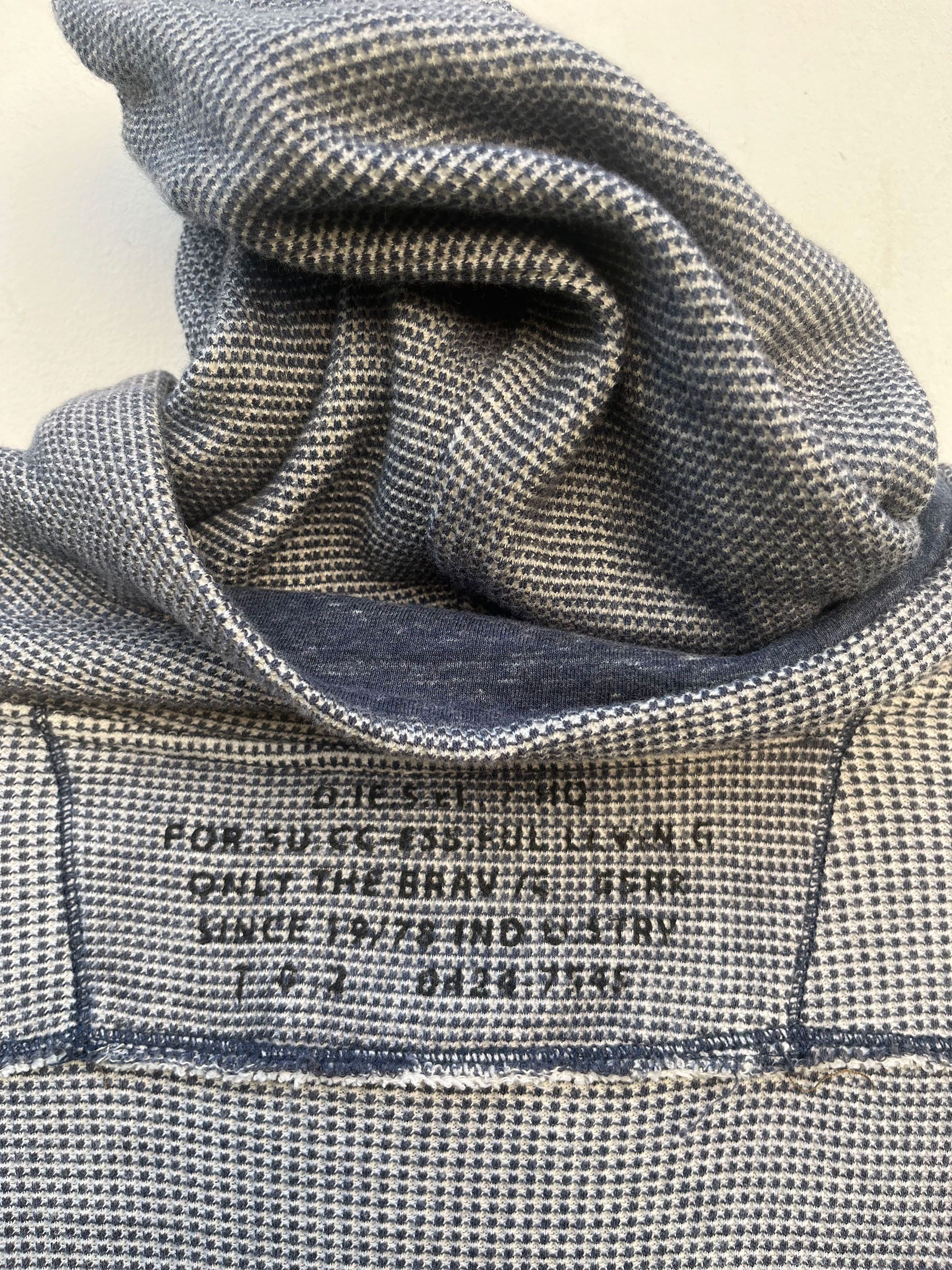 Designer × Diesel Diesel Co Reverse Sewing Knitted Zipper Hooded Sweatshirt Size US L / EU 52-54 / 3 - 5 Thumbnail