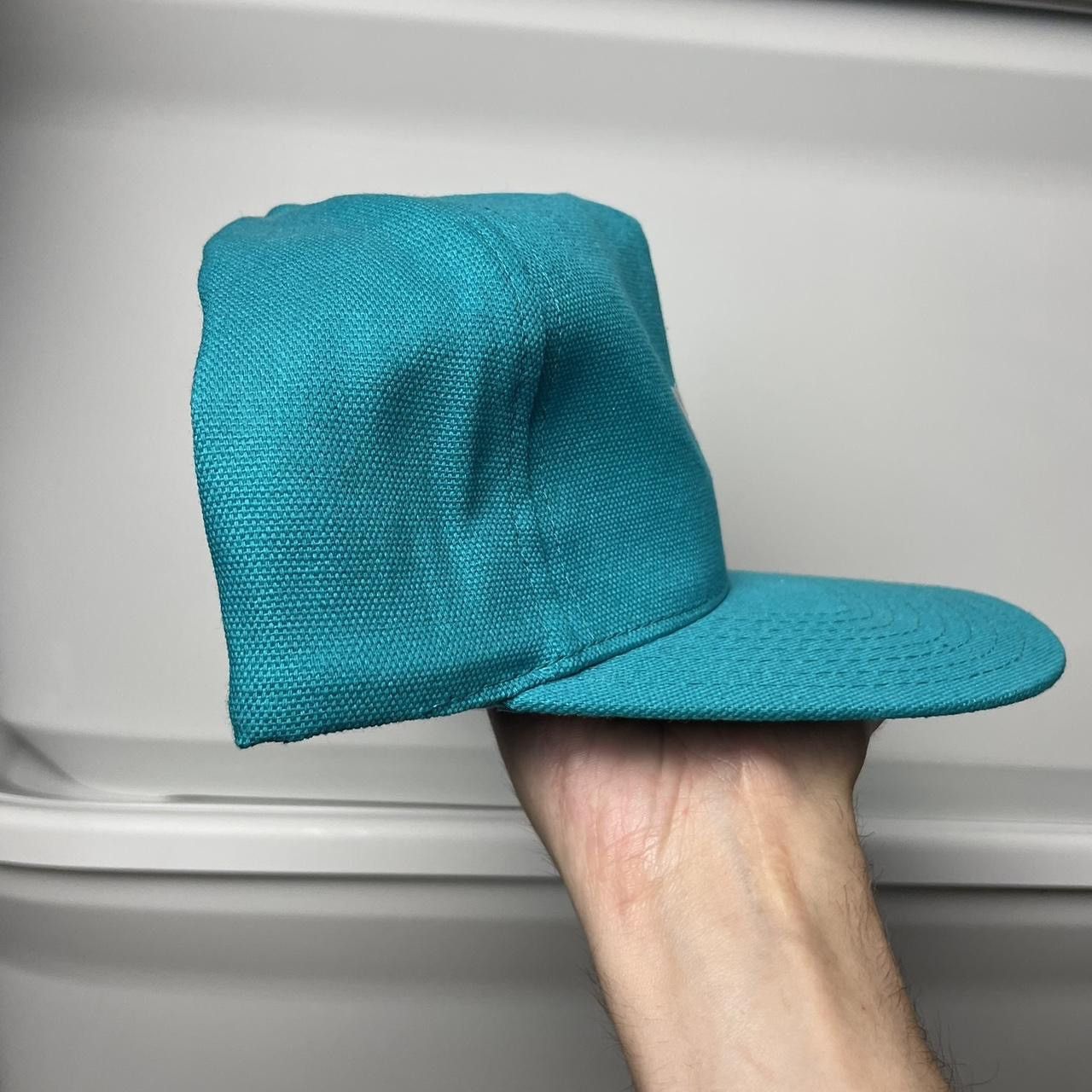 Reebok Vintage Reebok Hat Tea Blue Leather Strap NWT Commonwealth Size ONE SIZE - 3 Thumbnail