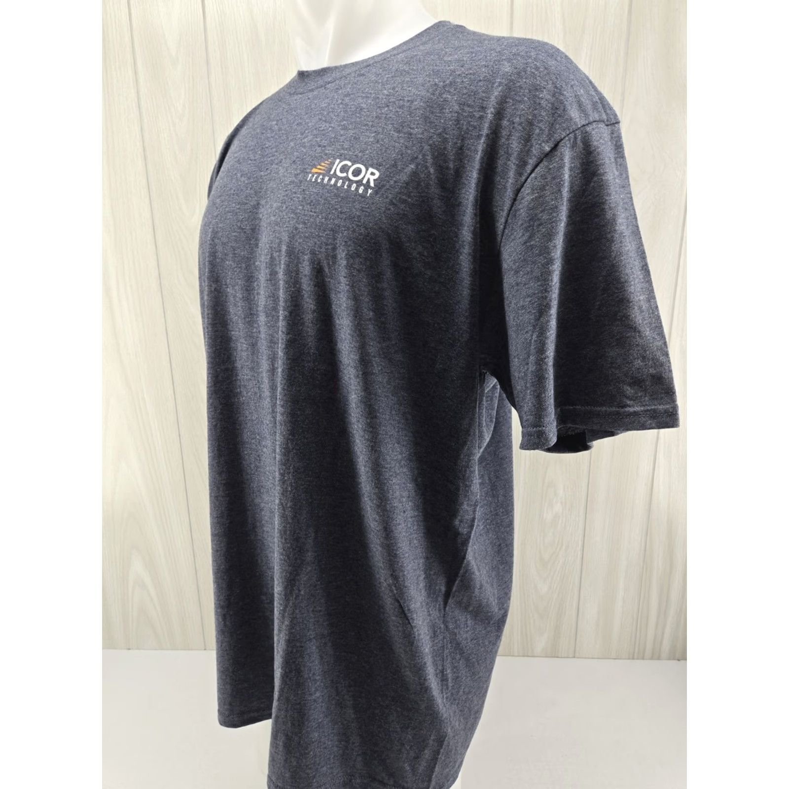Gildan ICOR TECHNOLOGY Caliber Robot T Shirt Size 2XL Gray Blue Men's T-Shirt Short Sleeve 2XL Gray Size US XXL / EU 58 / 5 - 4 Thumbnail