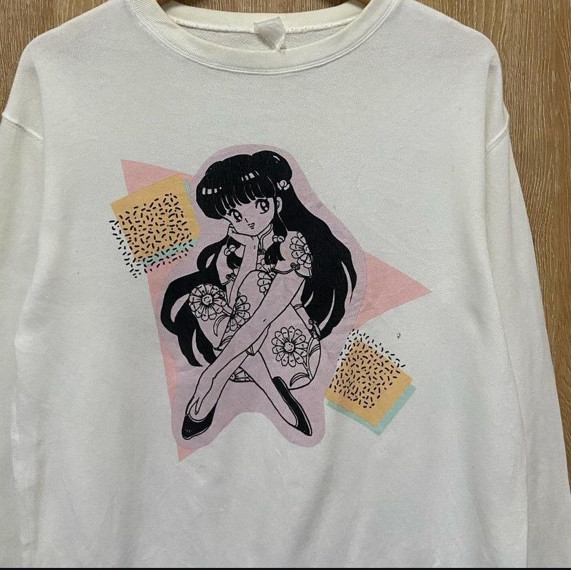 Anime × Vintage Vintage 90s Ranma Anime Sweater Size US M / EU 48-50 / 2 - 2 Thumbnail