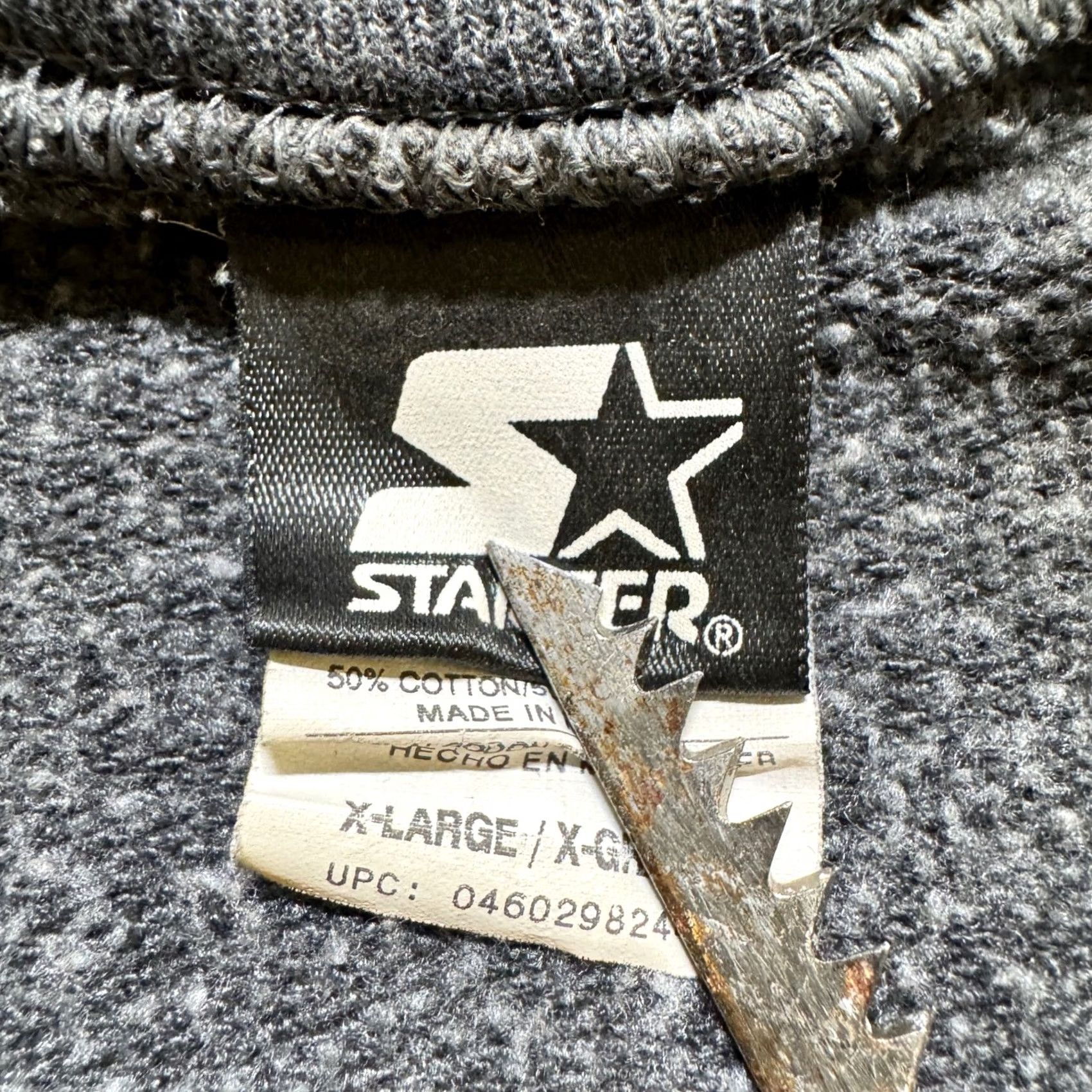 Starter Starter Sweatshirt Pullover Mens XL Black Distressed Cotton Blend Activewear Sweatshirt Pullover Black Mens XL Size US XL / EU 56 / 4 - 4 Thumbnail