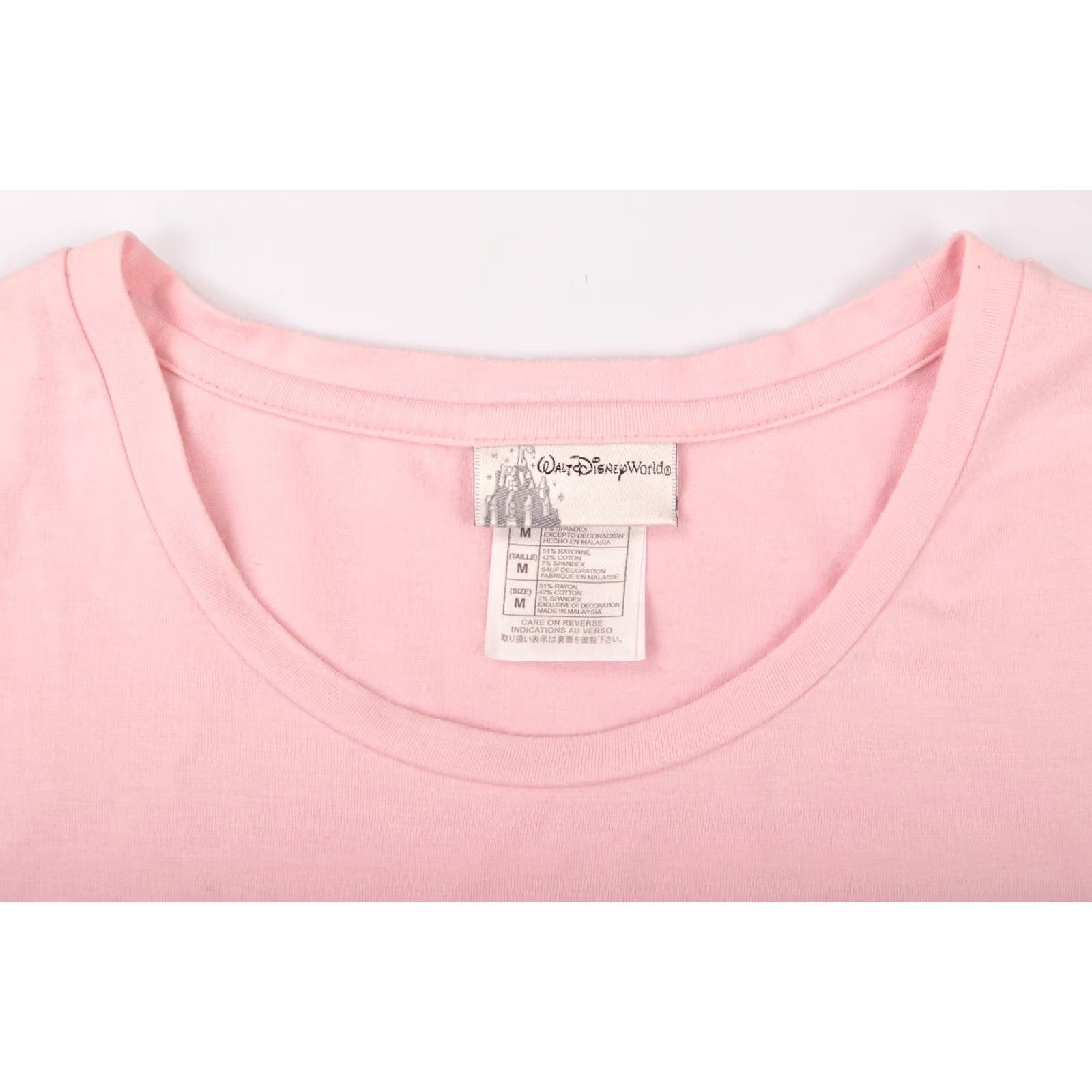 Disney Walt Disney World Big Mickey Vintage Womens Pink T-Shirt Tee Size M Size M / US 6-8 / IT 42-44 - 4 Thumbnail