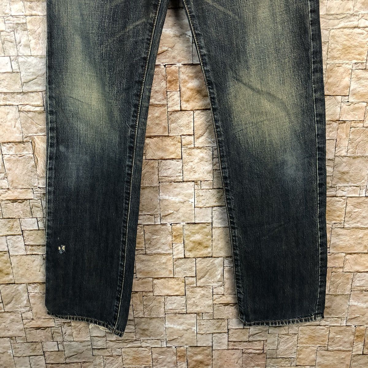 Japanese Brand BobSon vintage Blue Denim Pants #A1167 Size US 27 - 7 Thumbnail