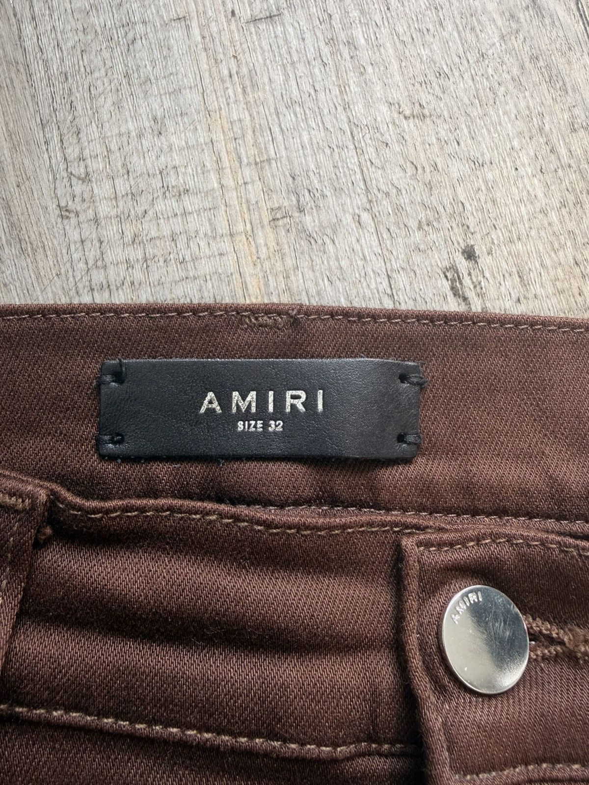 Amiri Amiri denim jeans slim Carpenter pants brown Size US 32 / EU 48 - 2 Thumbnail