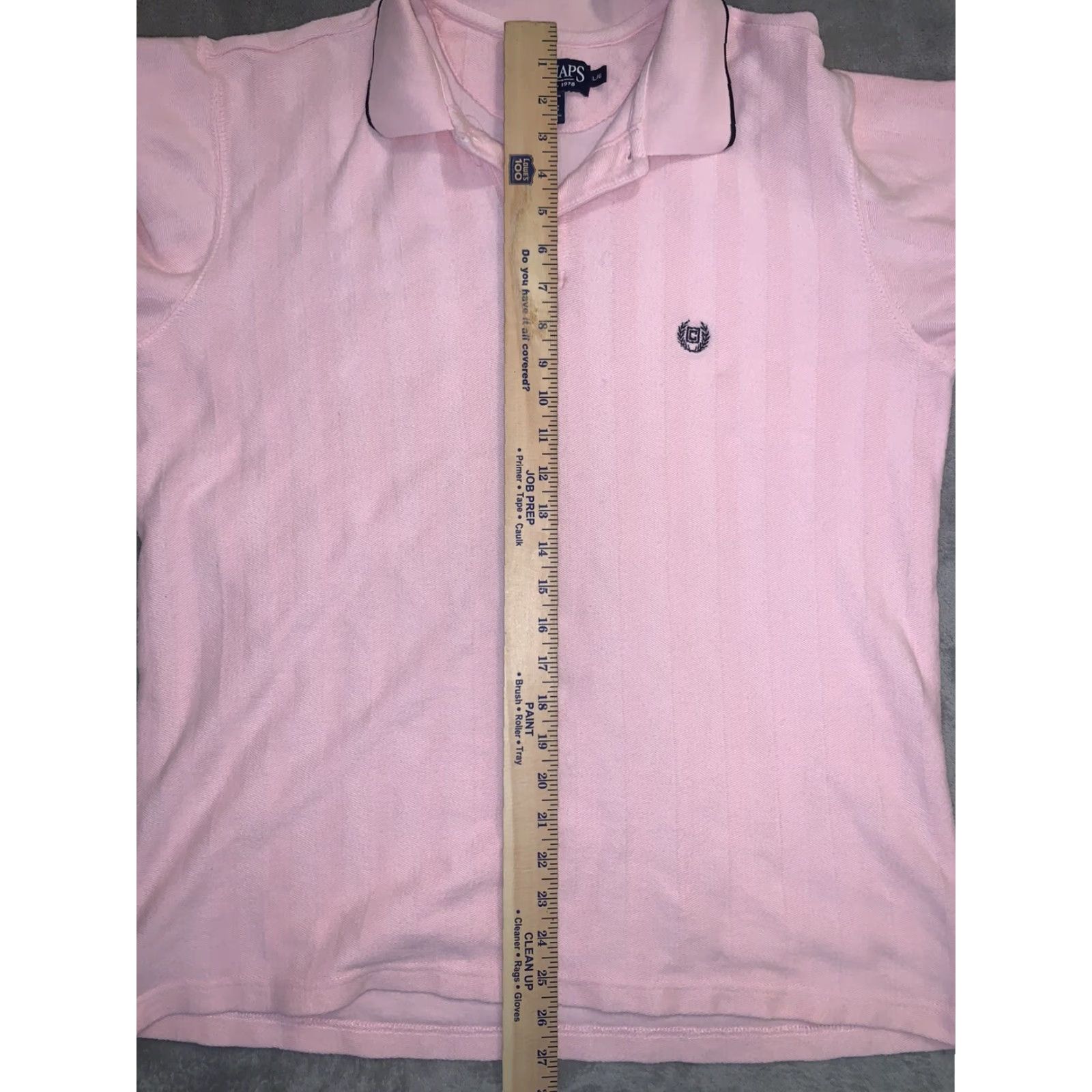 Chaps VINTAGE Chaps Polo Shirt Men's Short Sleeve Pullover 100% Cotton Bright Pink L Size US L / EU 52-54 / 3 - 6 Thumbnail
