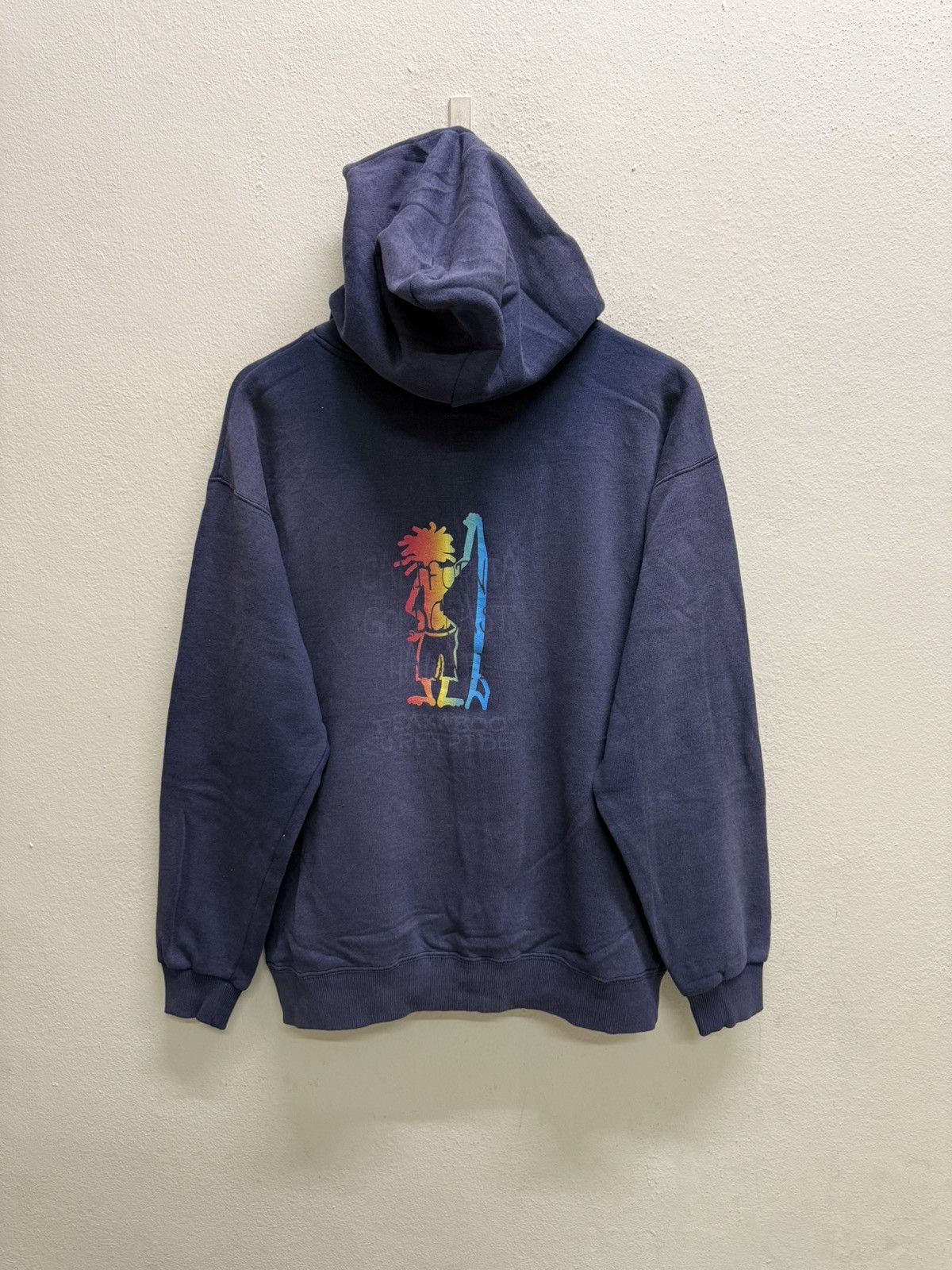 Japanese Brand Vintage Peakaboo Custom Surfwear Rasta Zip Up Hoodie Size US L / EU 52-54 / 3 - 19 Thumbnail