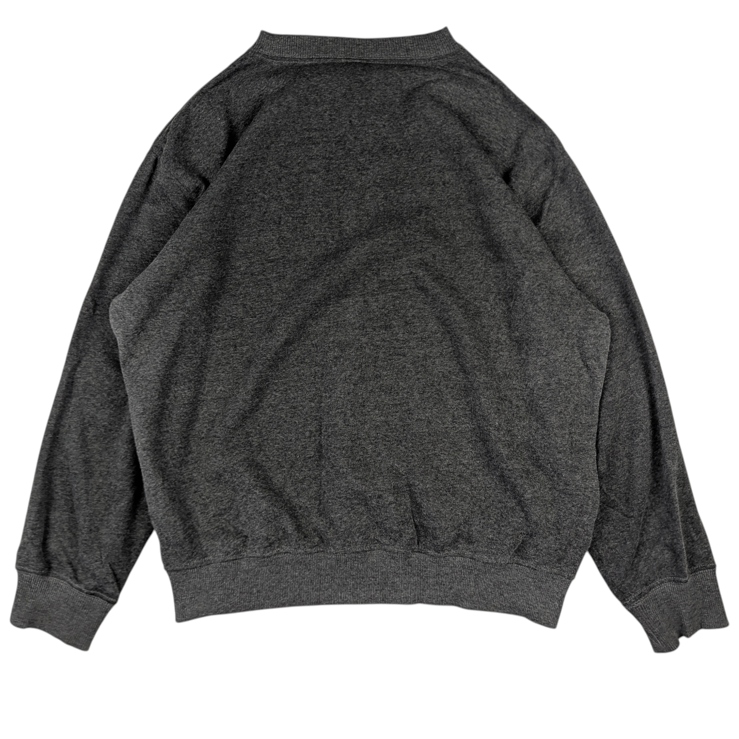 Japanese Brand Vintage 90's UNIQLO Dark Grey Plain Sweatshirts Jumper Size US M / EU 48-50 / 2 - 6 Thumbnail
