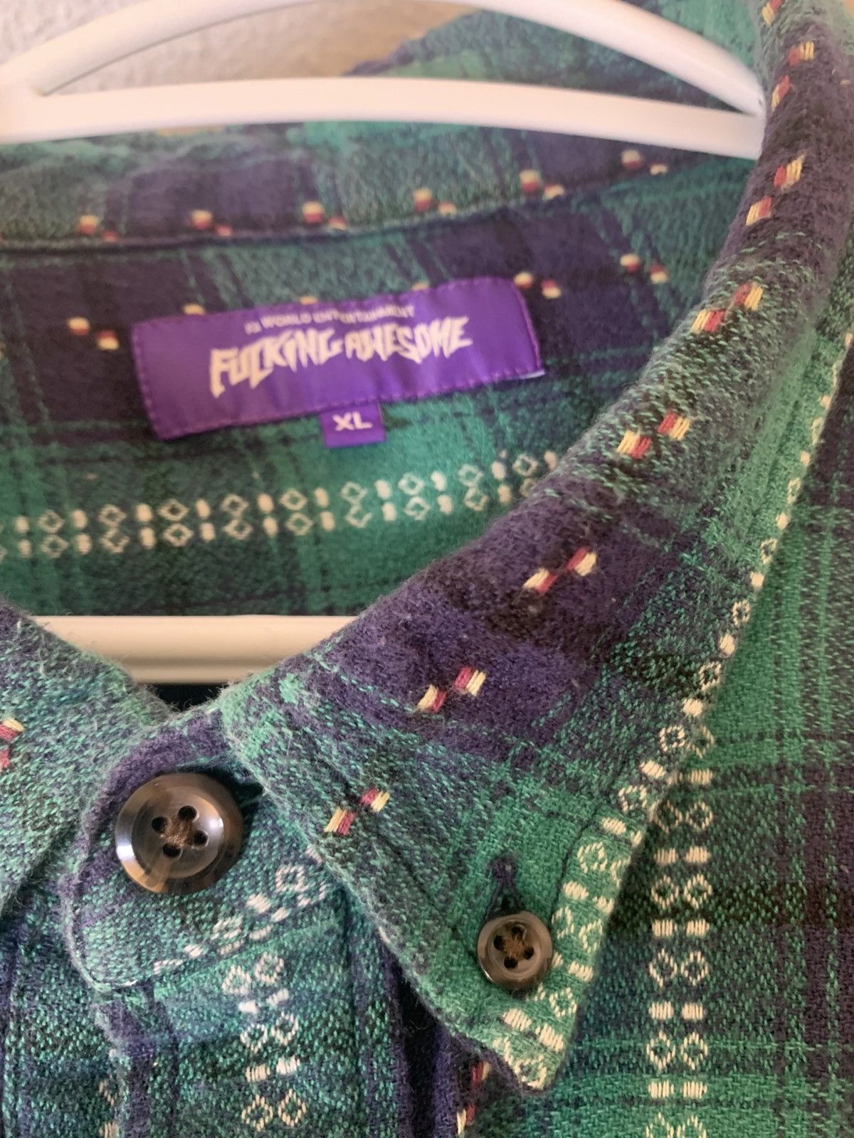Fucking Awesome Fucking Awesome Flannel Button Up Size US XL / EU 56 / 4 - 2 Thumbnail