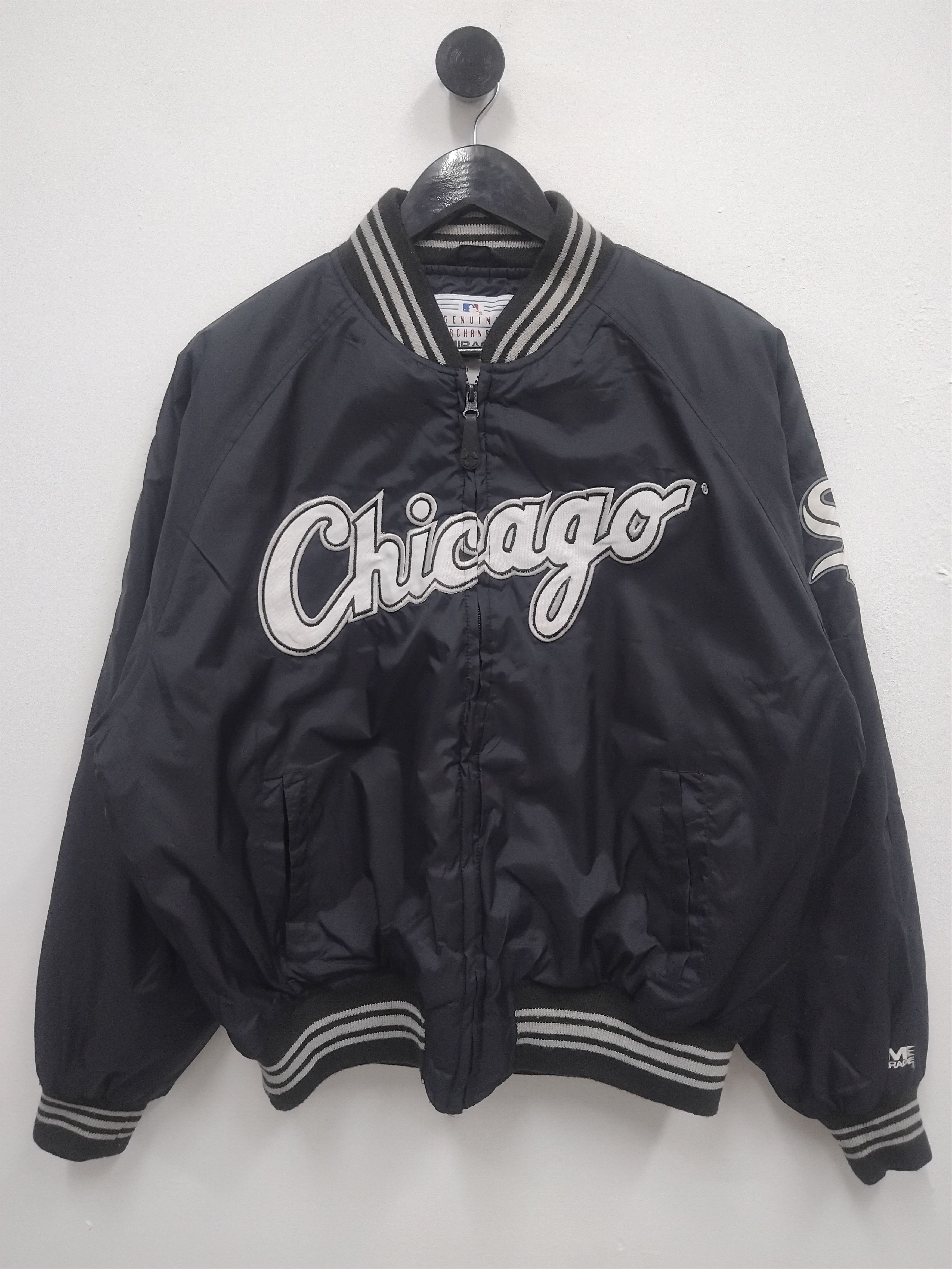 MLB 💥Vintage Chicago Varsity bomber jacket Size US M / EU 48-50 / 2 - 1 Thumbnail