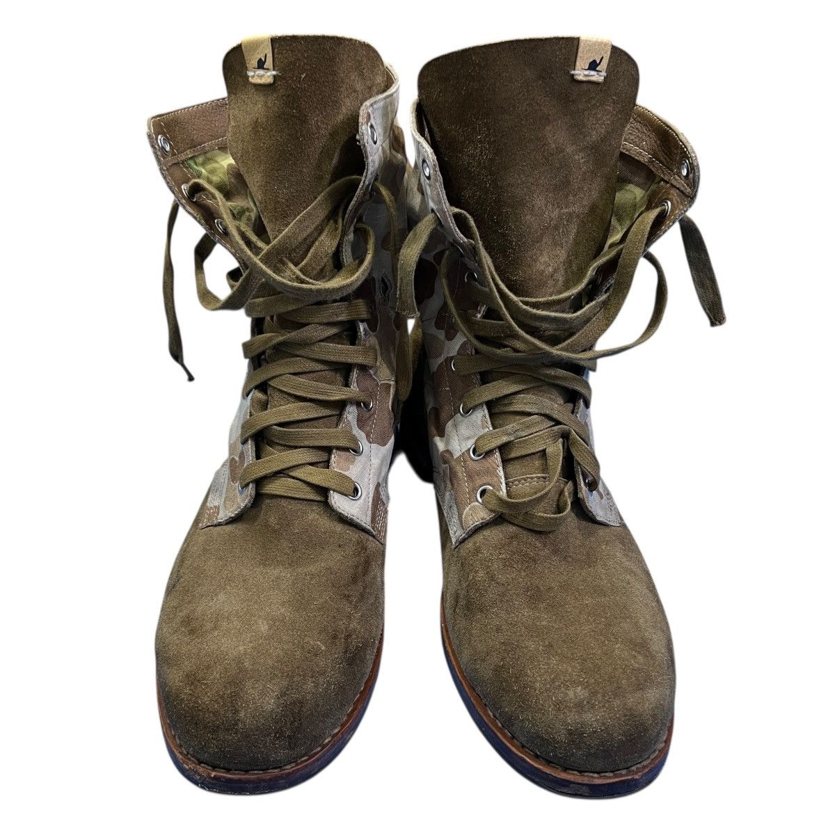 Visvim Visvim 15SS Wallace Boots Folk HighTop Camouflage Army Boots Size US 12 / EU 45 - 4 Thumbnail