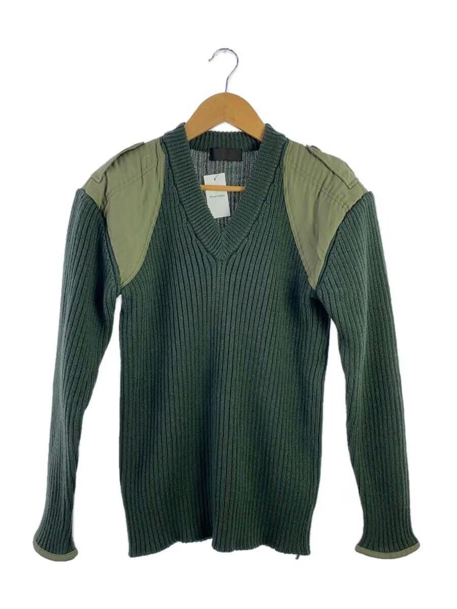 Y's × Yohji Yamamoto Military Patch Ribbed Wool Knit Sweater Size US L / EU 52-54 / 3 - 1 Thumbnail