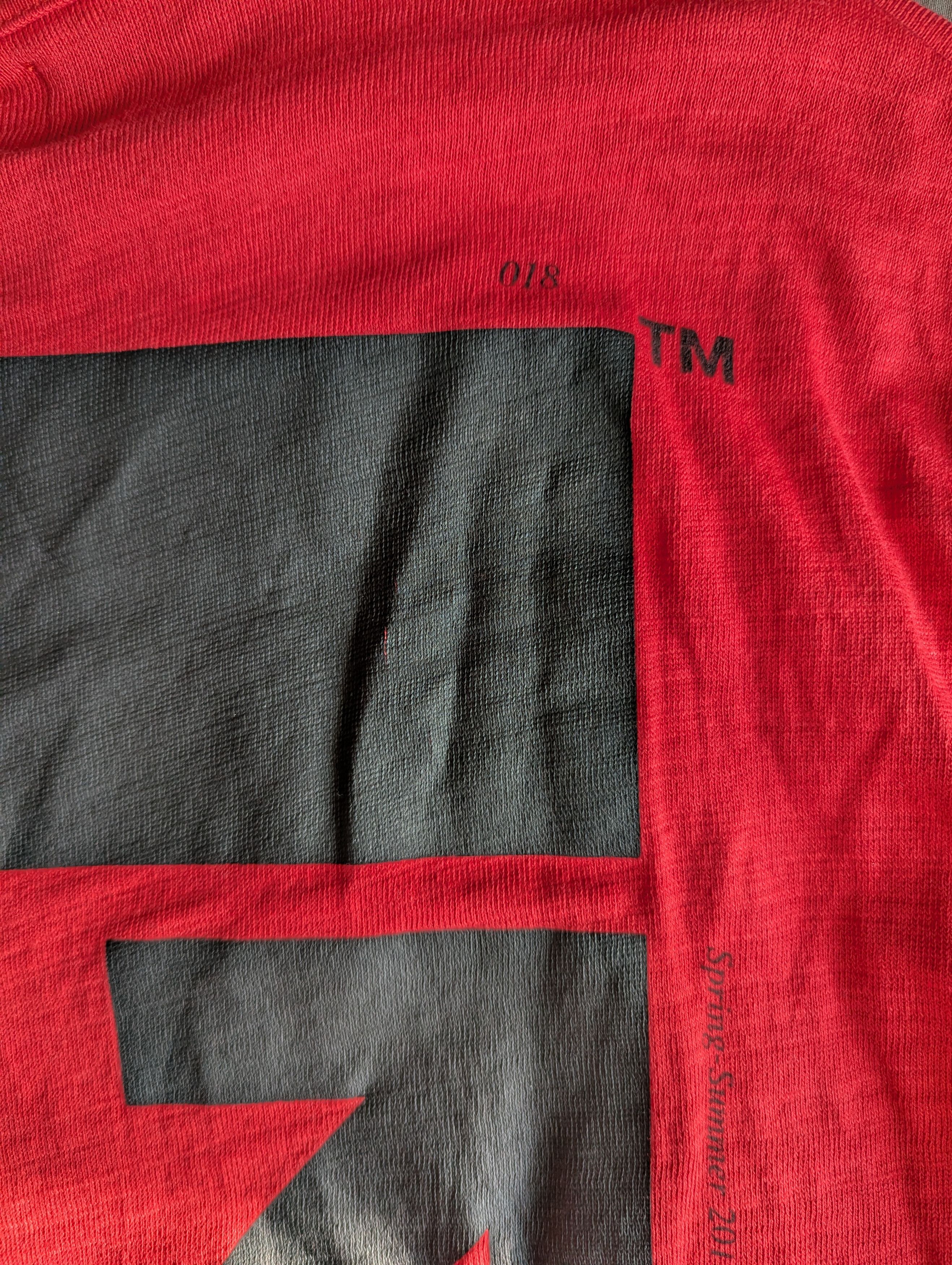 Off-White OFF-WHITE Red Mona Lisa Tee Size US M / EU 48-50 / 2 - 8 Thumbnail