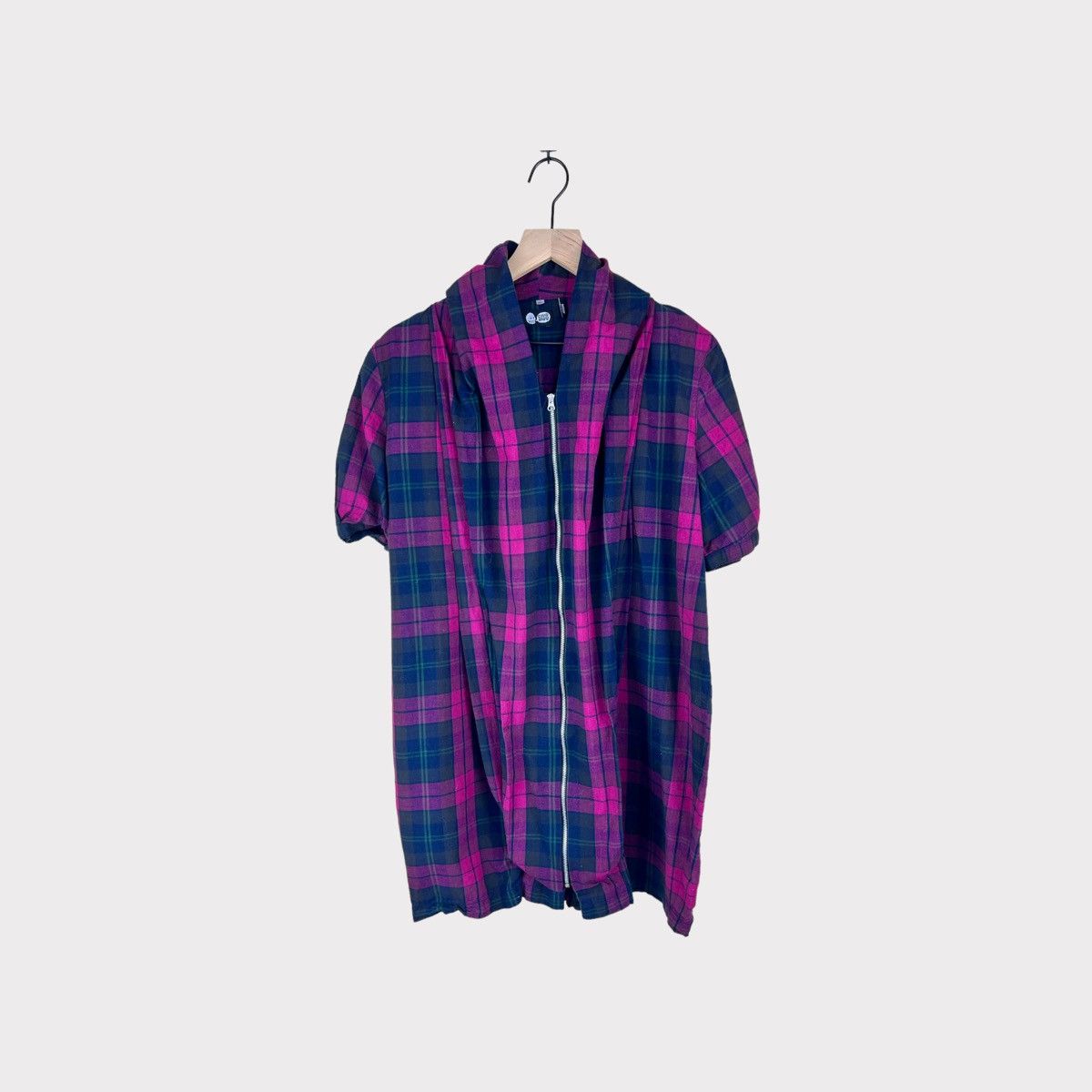 Cheap Monday × Vintage Vintage 2000's Cheap Monday Plaid Dress (belt not included) Size M / US 6-8 / IT 42-44 - 3 Thumbnail