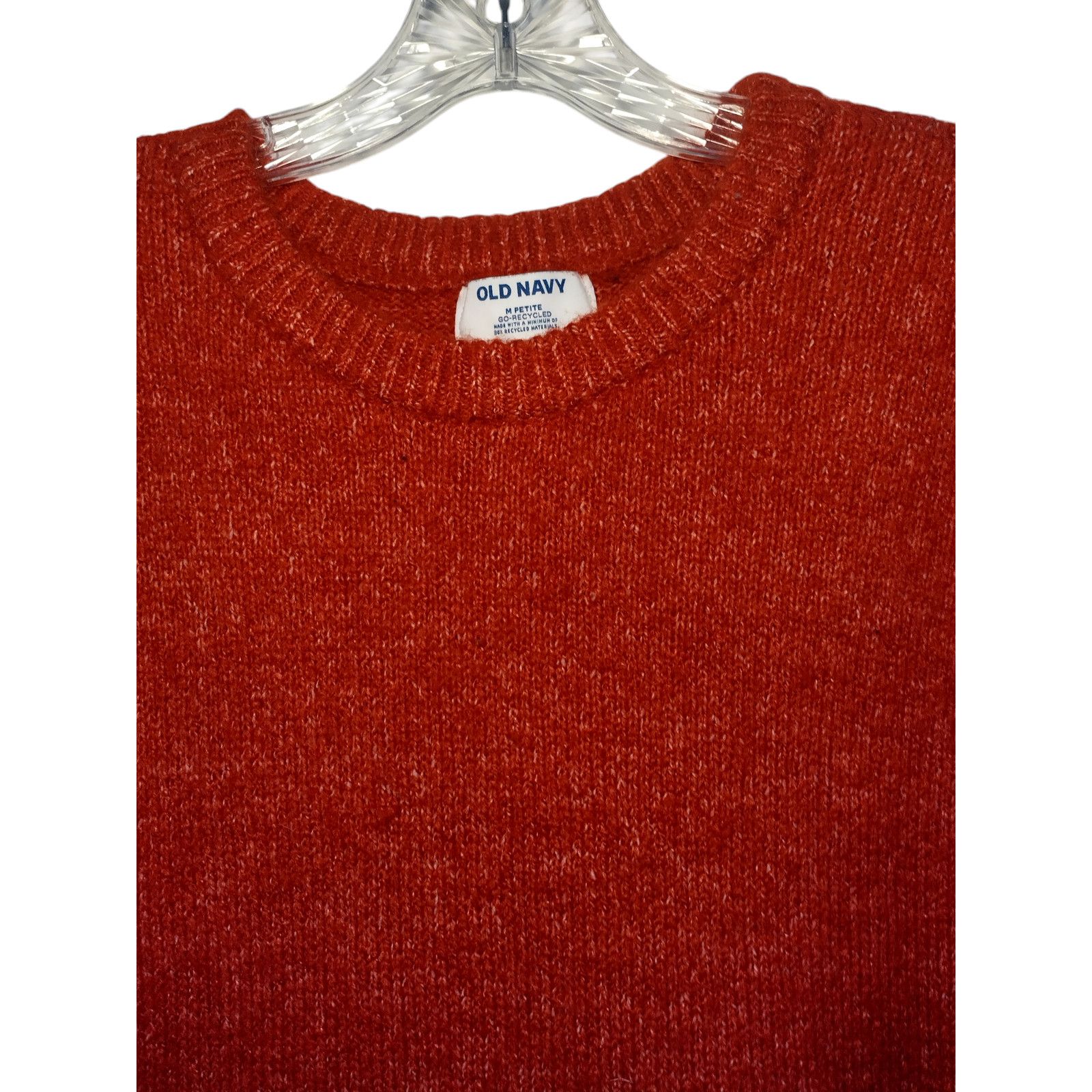 Old Navy Old Navy Sweater Long Sleeves Crew Neck Orange Sz Md Size M / US 6-8 / IT 42-44 - 5 Thumbnail