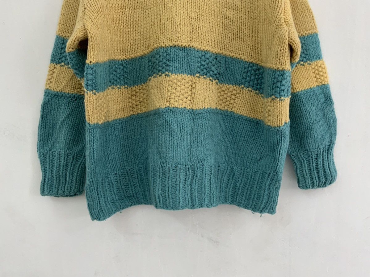 Japanese Brand Handmade Knitwear Cross Stitch Sweatshirt Size US M / EU 48-50 / 2 - 4 Thumbnail