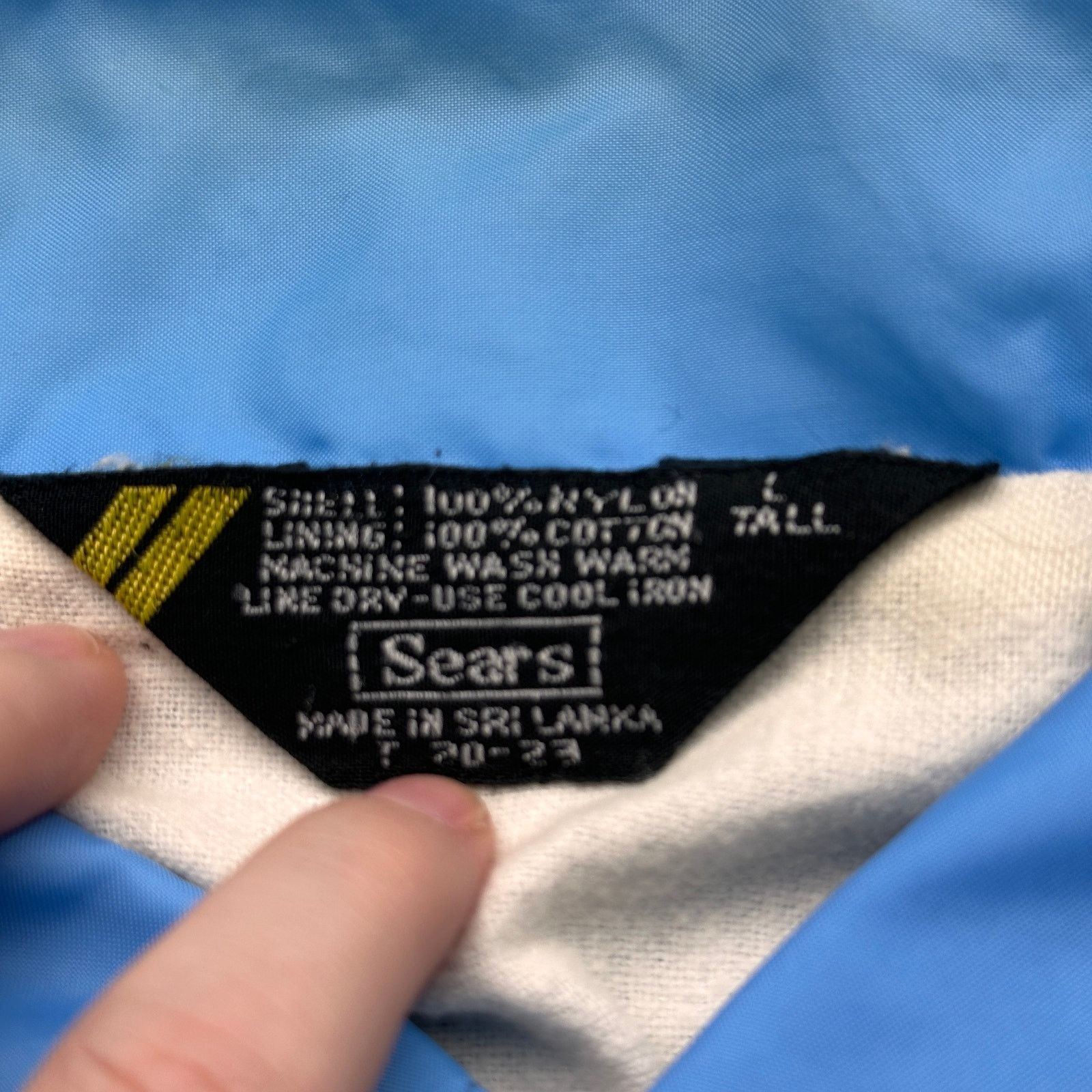 Sears Vintage 70s Sears Coach Snap Button Nylon Jacket Large Tall Size US L / EU 52-54 / 3 - 2 Thumbnail