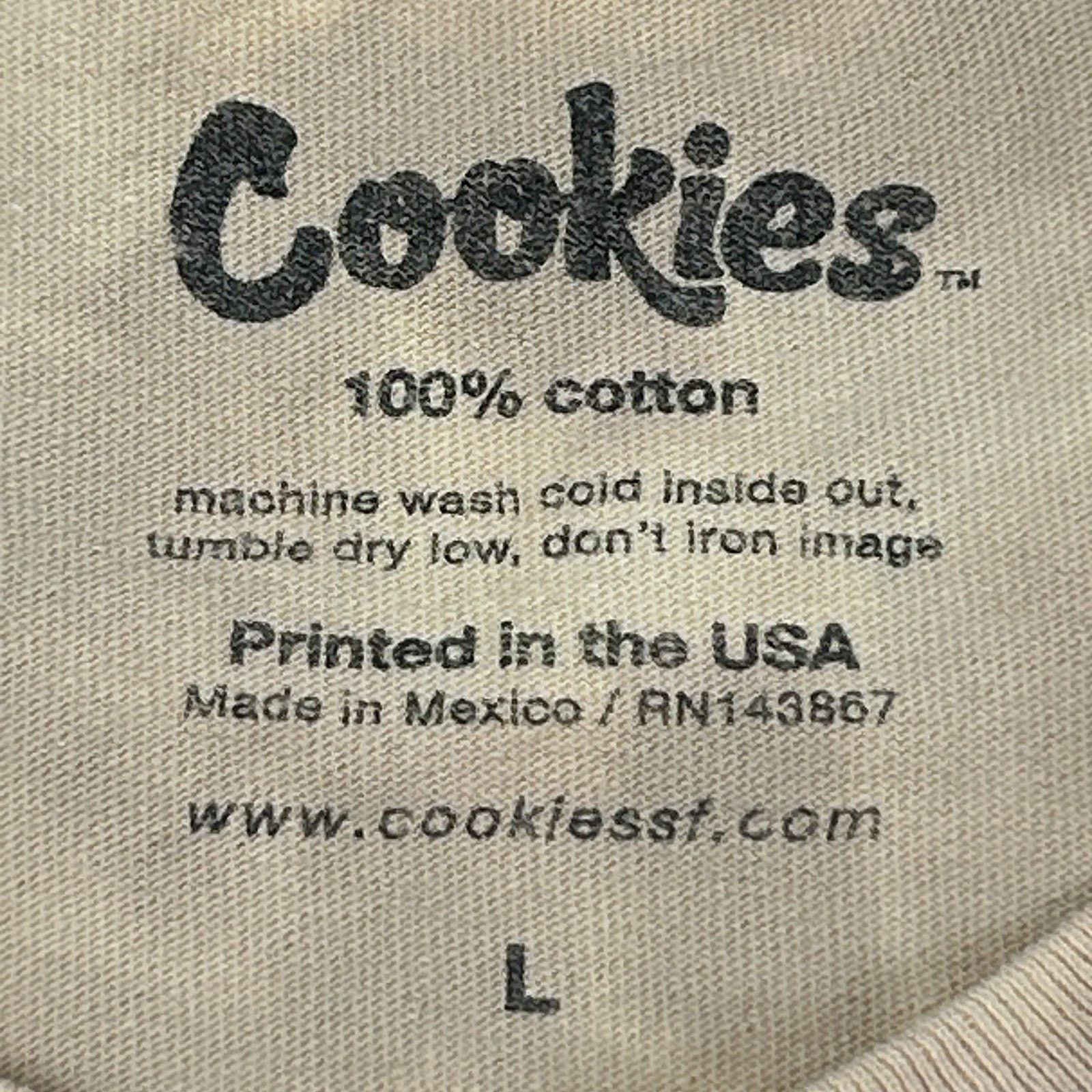 Cookies Cookies Clothing T Shirt Streetwear SF Beige Tie Dye L Large Size US L / EU 52-54 / 3 - 7 Thumbnail