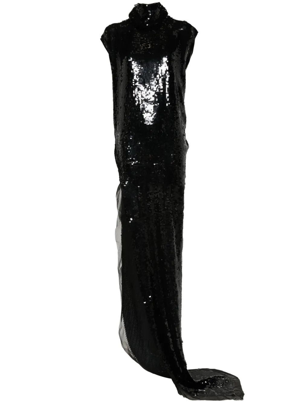 Rick Owens o1y0126 Maxi Dress in Black Size XS / US 0-2 / IT 36-38 - 1 Thumbnail