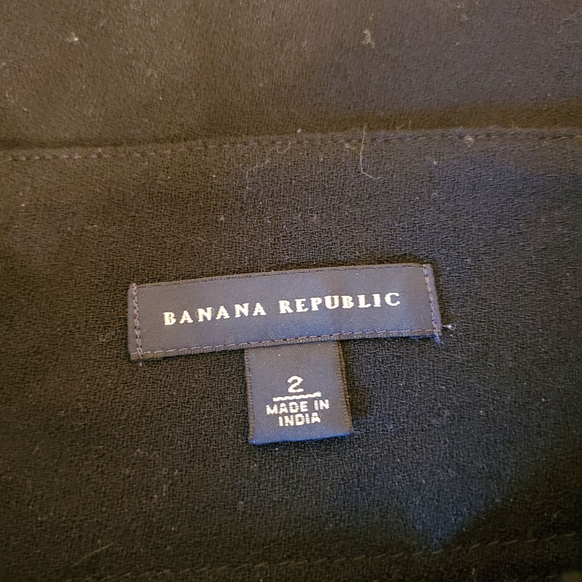 Banana Republic Banana Republic 2 Black Wool Pencil Skirt Double Breasted Ac Size 26" / US 2 / IT 38 - 3 Thumbnail