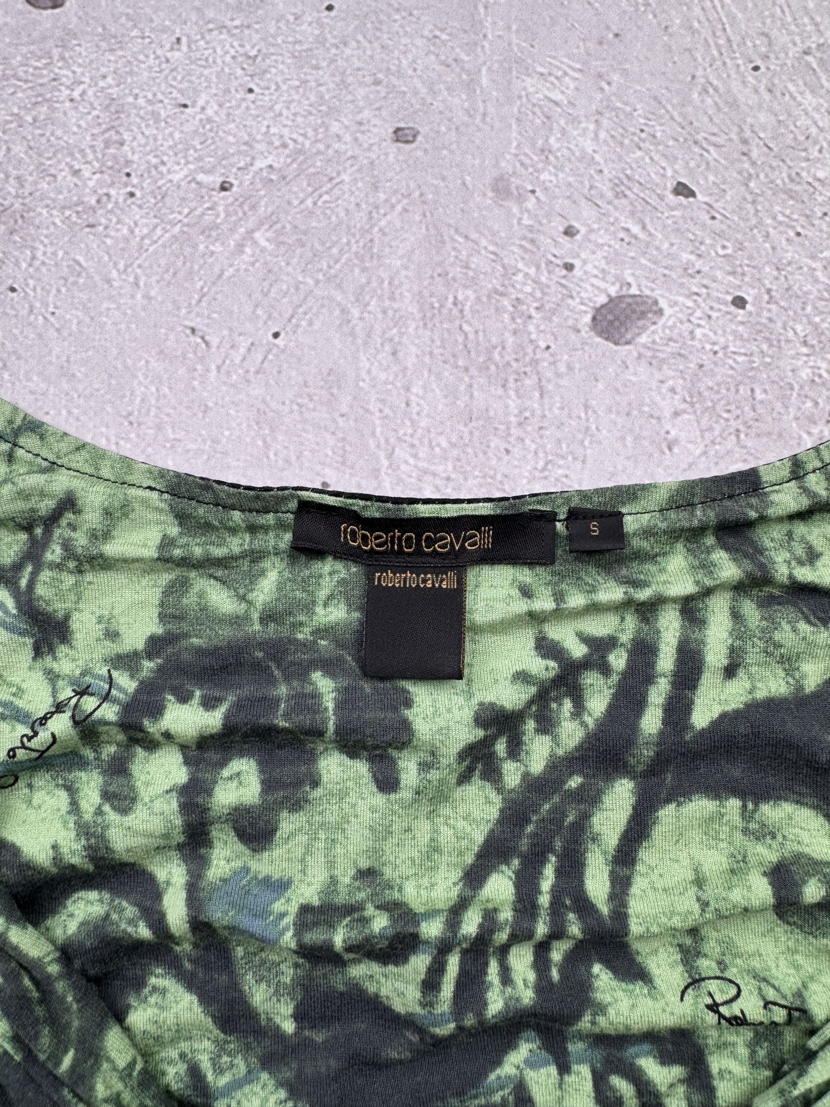 Just Cavalli × Roberto Cavalli × Vintage Roberto Cavalli Vintage Printed Mini Dress Size S / US 4 / IT 40 - 7 Thumbnail