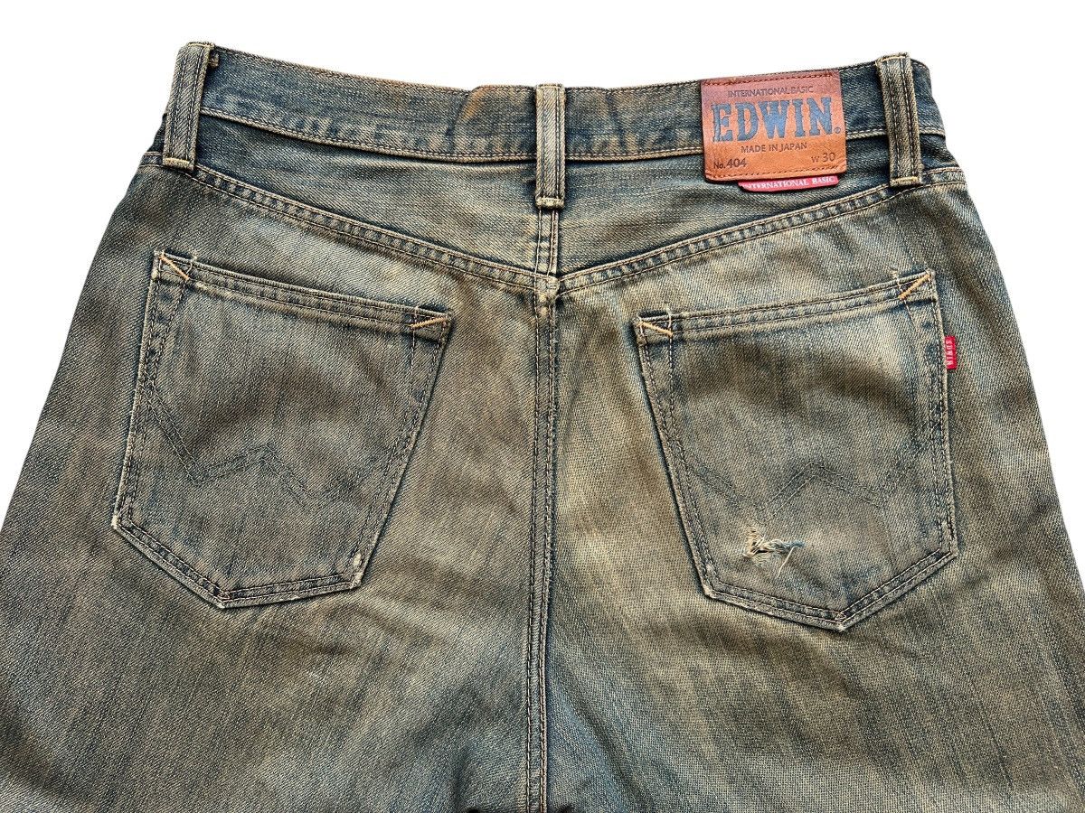 Edwin Vintage Edwin Distressed Mudwash Denim Jeans 33x34 Size US 33 - 7 Thumbnail