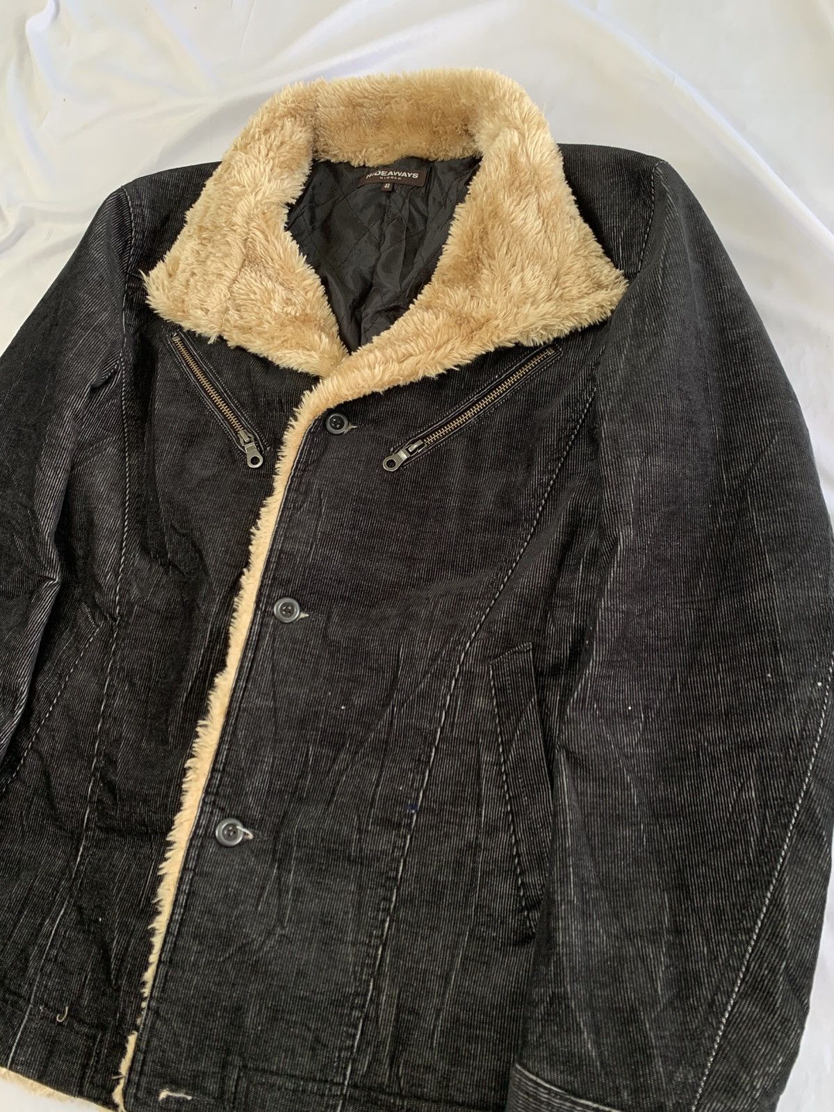Nicole Club ppfm style era nicole hideaways cordu sherpa jacket Size US M / EU 48-50 / 2 - 7 Thumbnail