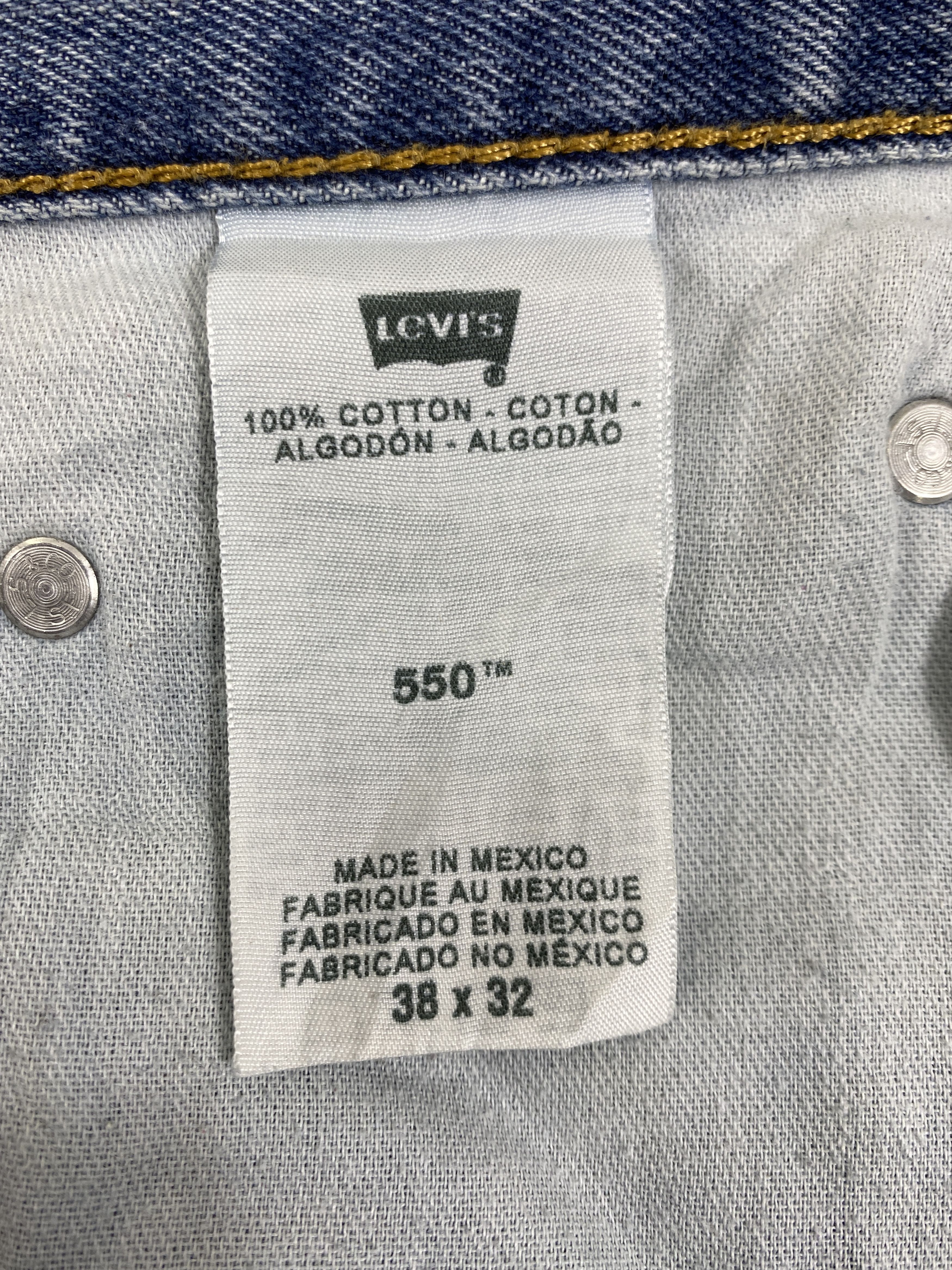 Levi's Faded Blue Vintage Levi's 550 Denim 38 x 30.5 -JN632 Size US 38 / EU 54 - 9 Thumbnail