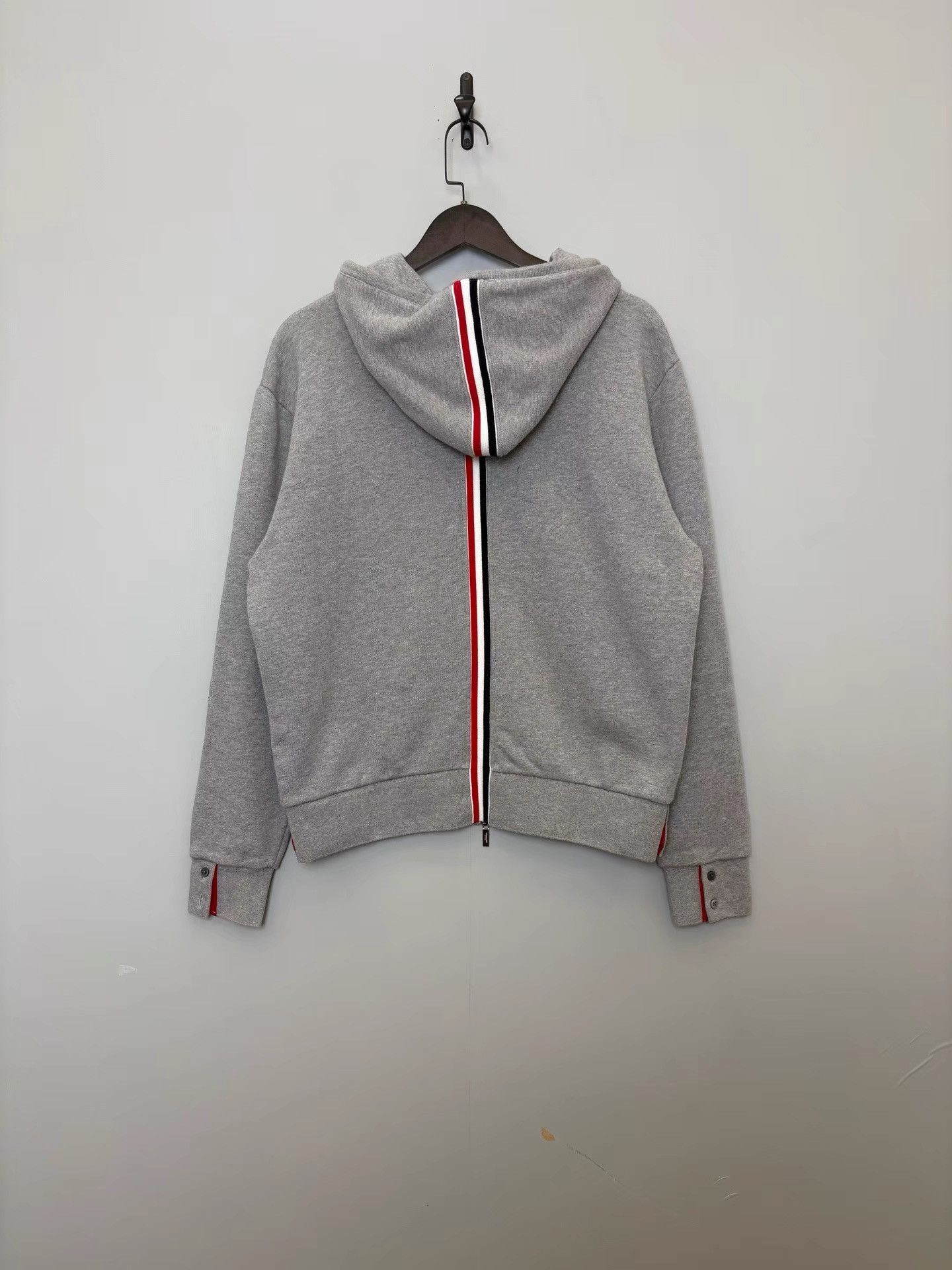 Thom Browne THOM BROWNE Color Strip Zip Hoodie K36 Size US M / EU 48-50 / 2 - 2 Thumbnail