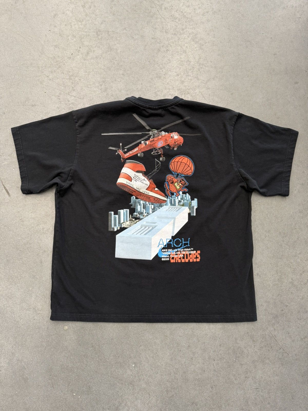 Nike × Virgil Abloh FW22 Nike Virgil Abloh Invitational Skate Arch Tee Size US XXL / EU 58 / 5 - 1 Thumbnail