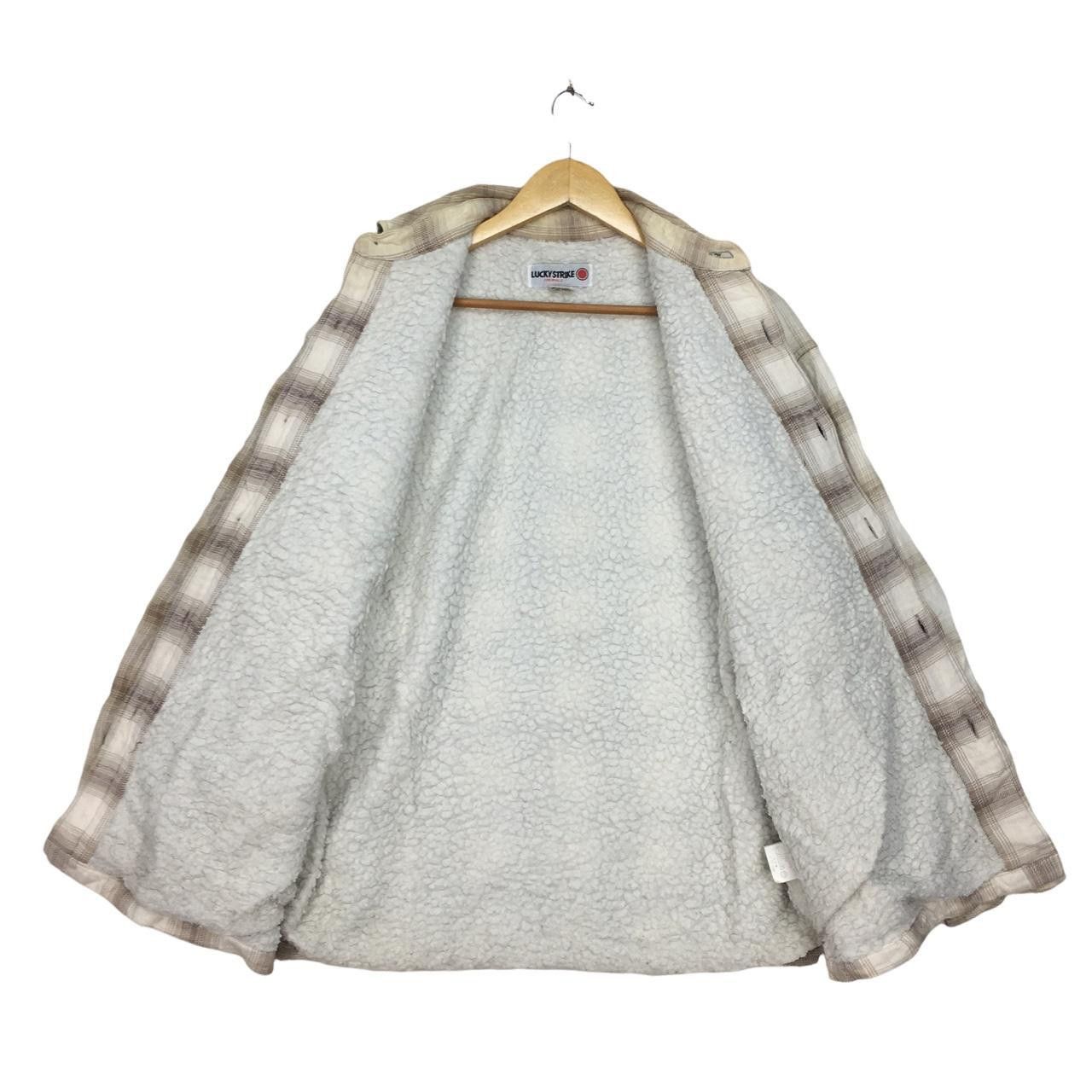 Vintage Vtg LUCKY STRIKE Originals Plaid Button Jacket Streetwear Size US L / EU 52-54 / 3 - 2 Thumbnail