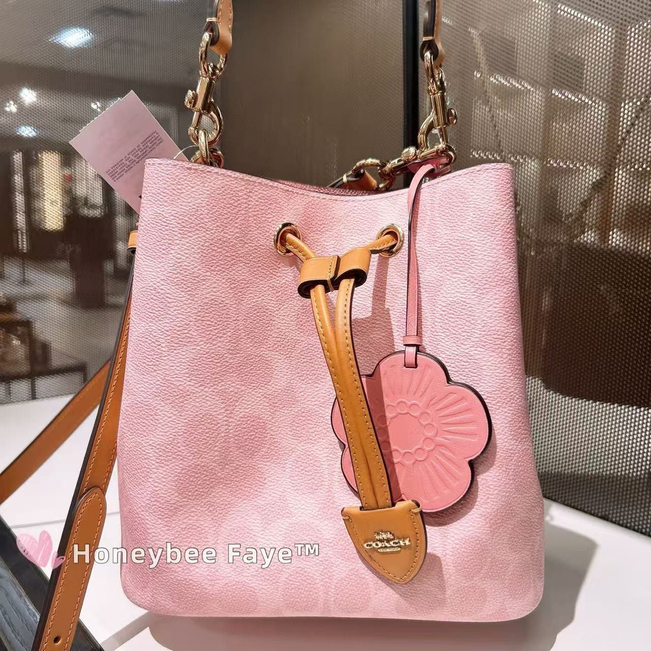 Coach Rowan Bucket Bag In Signature Canvas With Charms CEA23 Size ONE SIZE - 3 Thumbnail