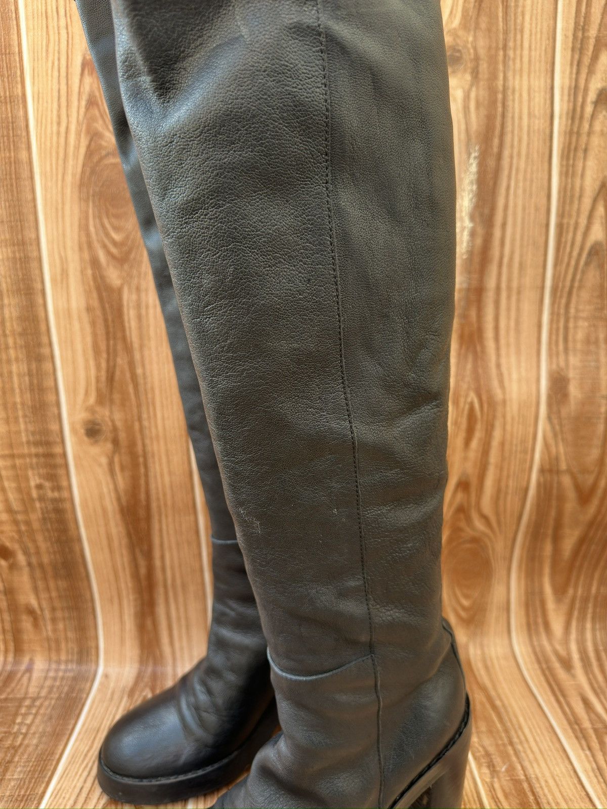 Ann Demeulemeester × Vintage AD black Leather Boots. Size US 6 / IT 36 - 7 Thumbnail