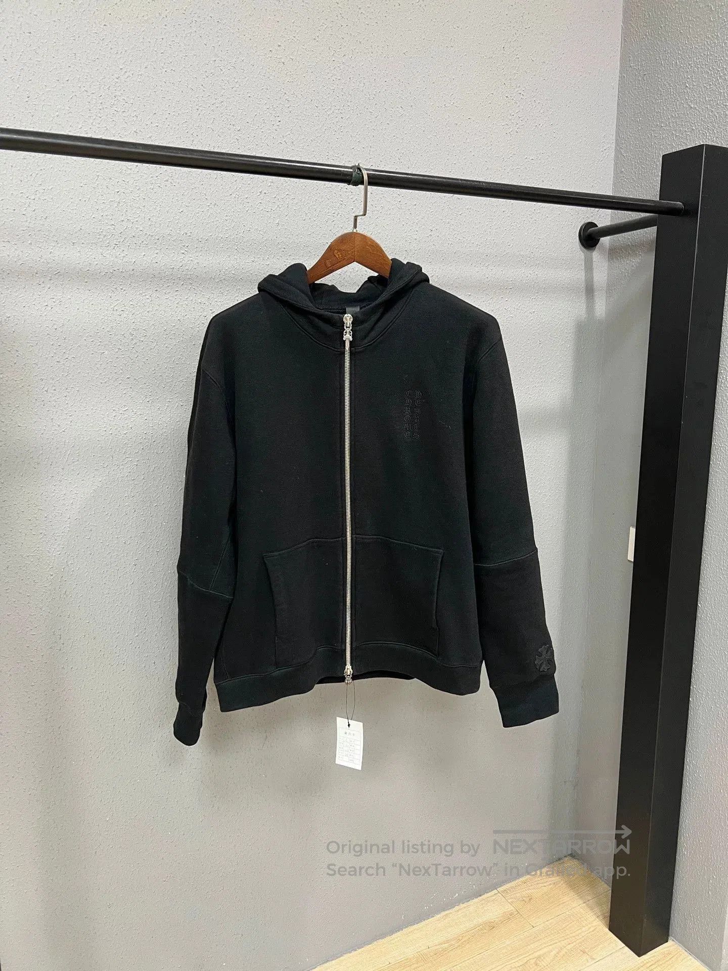 Chrome Hearts Chrome Hearts Sanskrit Leather Patch Hoodie. Size US L / EU 52-54 / 3 - 1 Thumbnail
