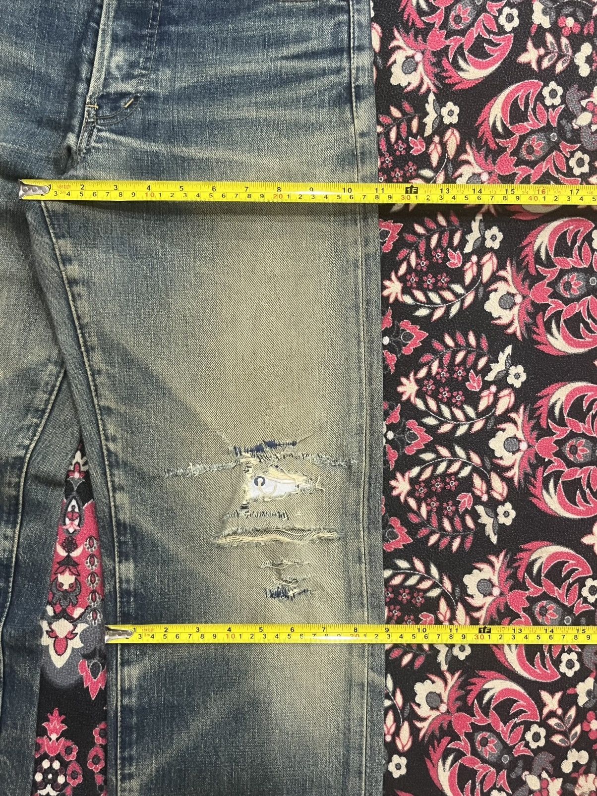 Levi's Levi’s 503BXX Big E Blue Mud Washed Distressed Selvedge Jean Size US 29 - 16 Thumbnail