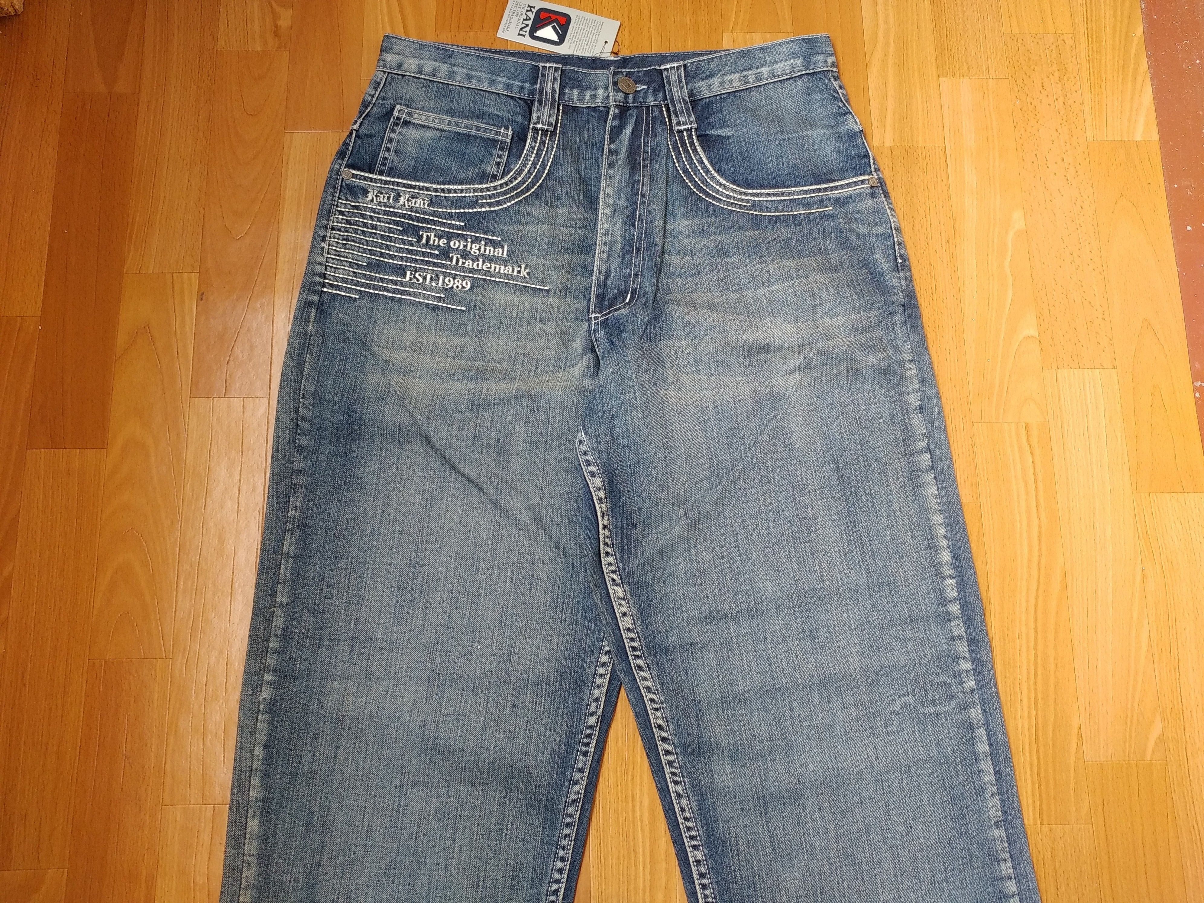 Karl Kani KARL KANI jeans oldschool deadstock baggy vintage 1990s W 32 Size US 32 / EU 48 - 9 Thumbnail