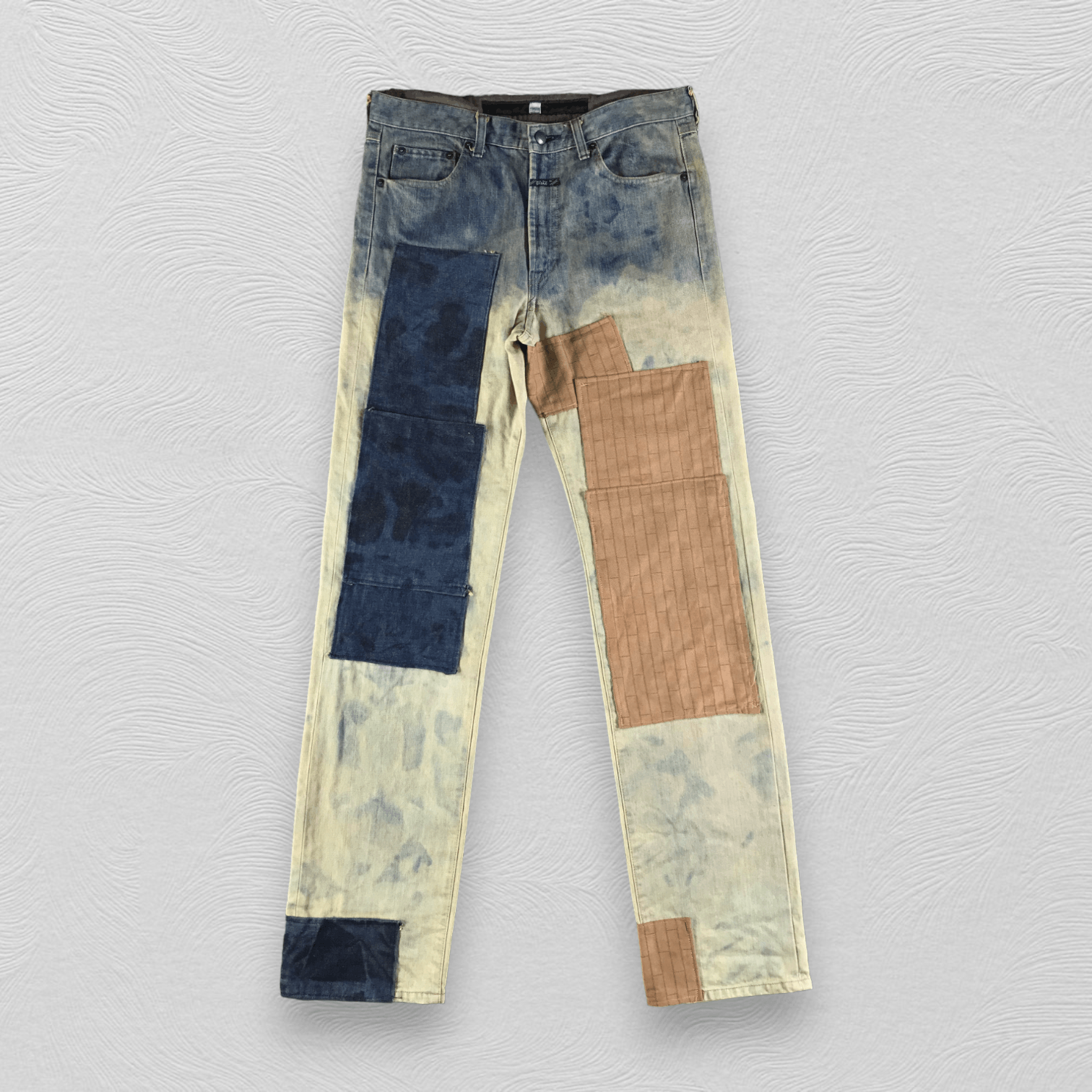 Marithe + Francois Girbaud Marithe Francois Girbaud Patchwork Jeans Rework Size US 32 / EU 48 - 1 Thumbnail