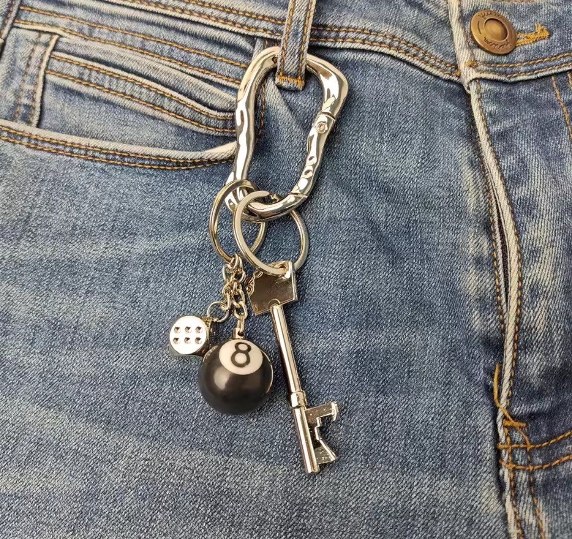 Vintage Metal carabiner set Size ONE SIZE - 1 Thumbnail